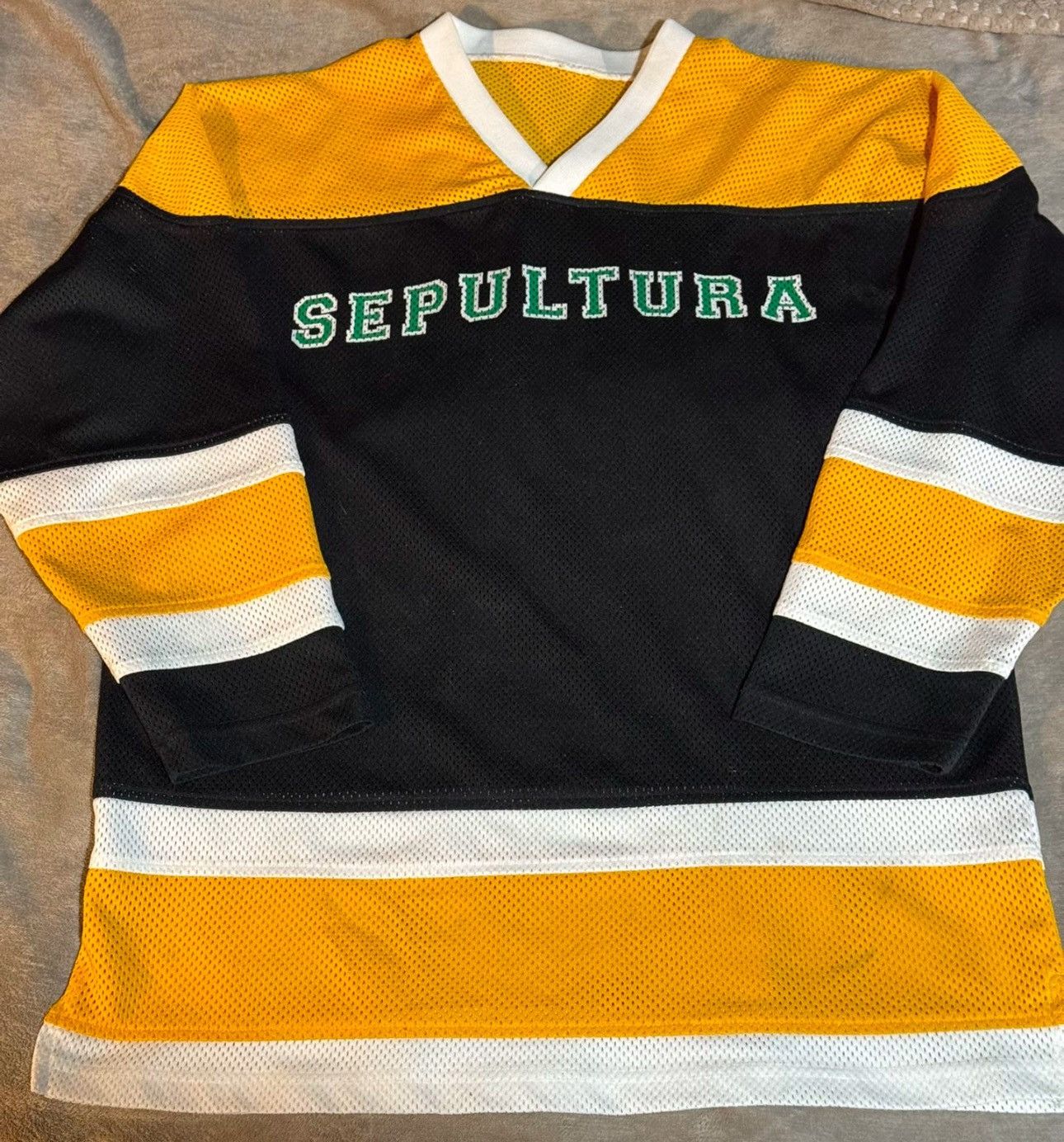 Vintage Rare Vintage Sepultura Hockey Jersey Size US L / EU 52-54 / 3 - 1 Thumbnail