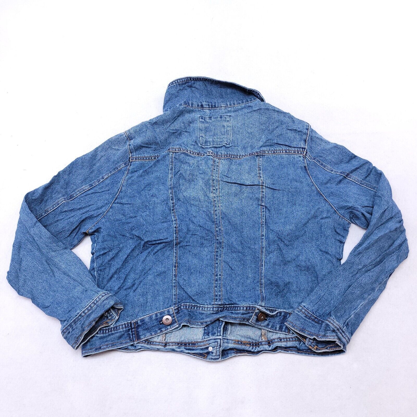 Mossimo Mossimo Button Up Long Sleeve Jean Jacket Womens Size 2 Blue Size S / US 4 / IT 40 - 10 Thumbnail
