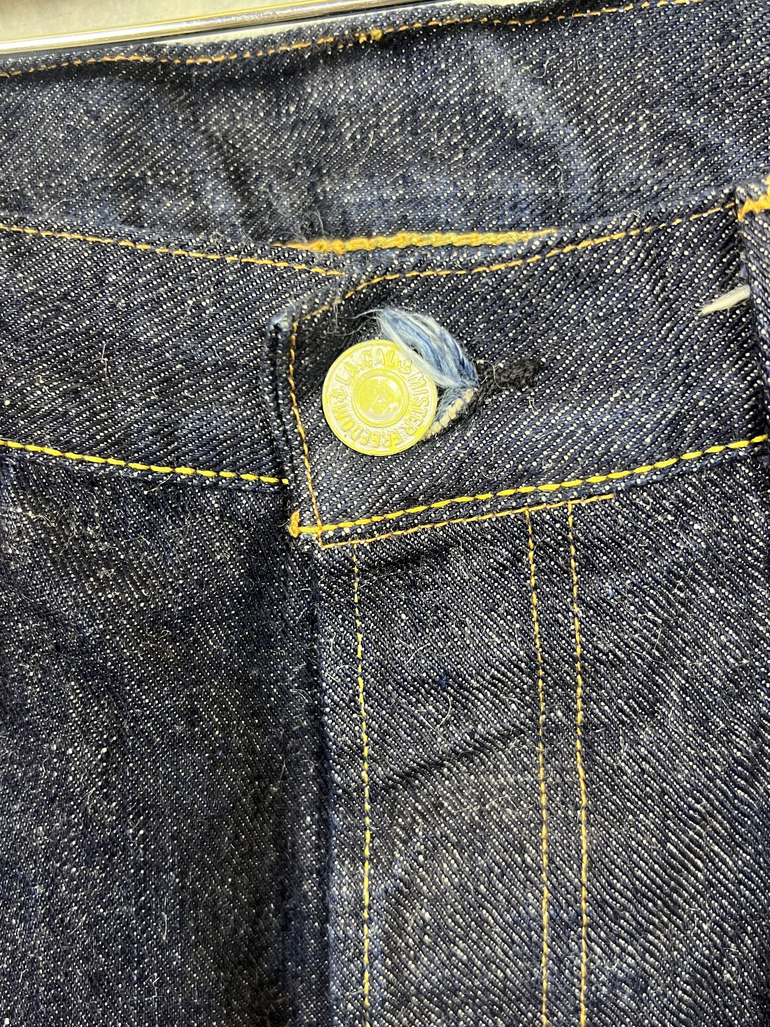 Mister Freedom MISTER FREEDOM DENIM JEANS 34 USA INDIGO SELVEDGE Size US 36 / EU 52 - 3 Thumbnail