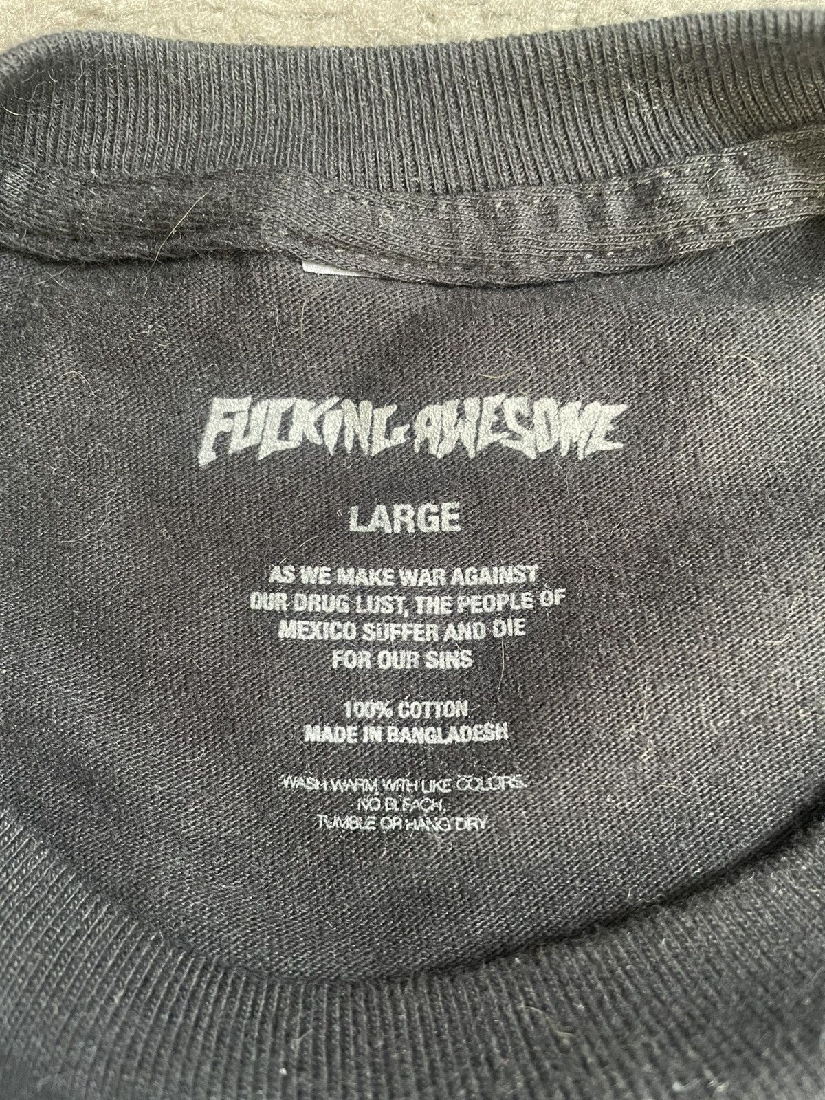 Fucking Awesome Fucking Awesome Earsnot IRAK Graffiti T-shirt Tee Size US L / EU 52-54 / 3 - 7 Thumbnail