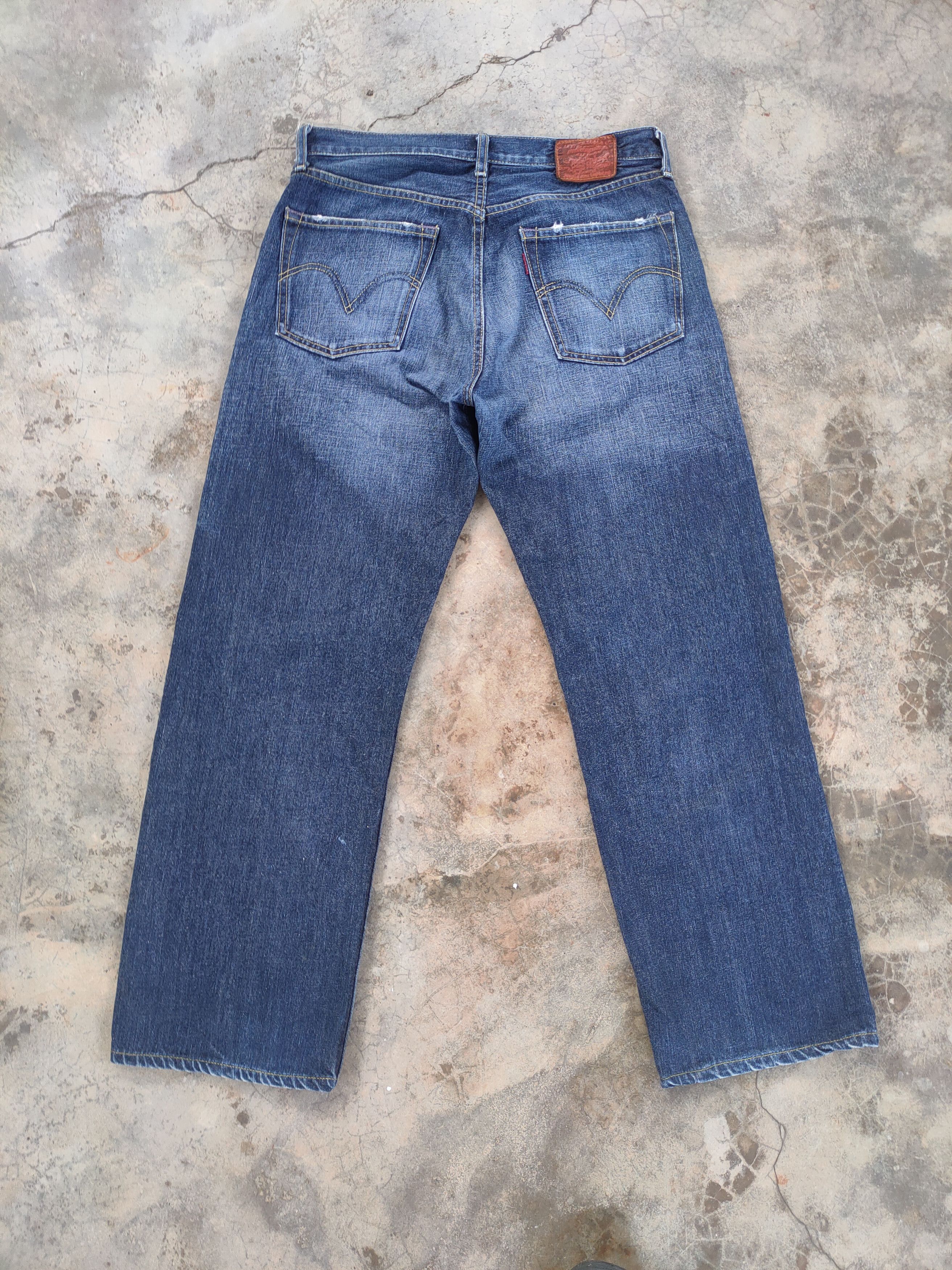 Jean × Levi's VINTAGE LEVI'S 503 FADED DISTRESSED DENIM JEAN PANTS Size US 32 / EU 48 - 7 Thumbnail