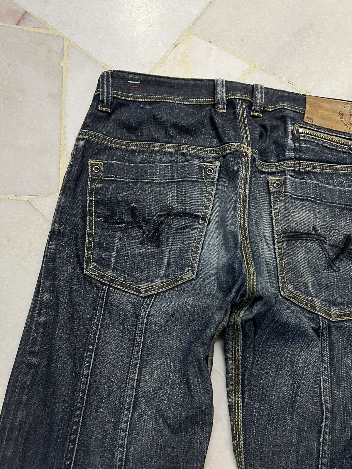 Diesel 💥Rare Diesel Industry Onijo Special Distress Jean Size US 33 - 19 Thumbnail