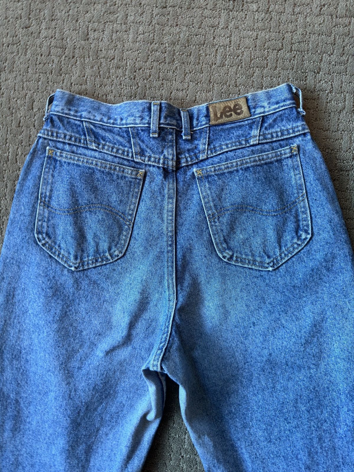 Lee × Vintage Medium Wash Rider Jeans Size 30" / US 8 / IT 44 - 6 Thumbnail