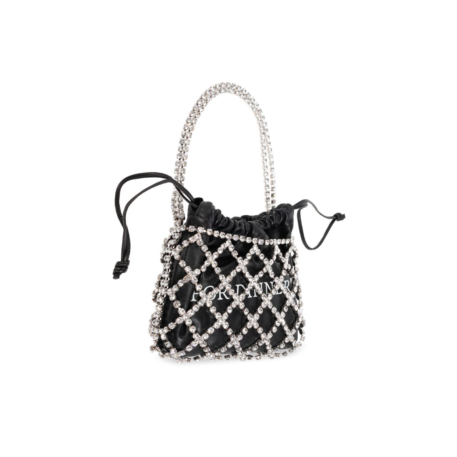 Off-White OFF WHITE Black Crystal Top Handle Bag New & Authentic Size ONE SIZE - 3 Thumbnail