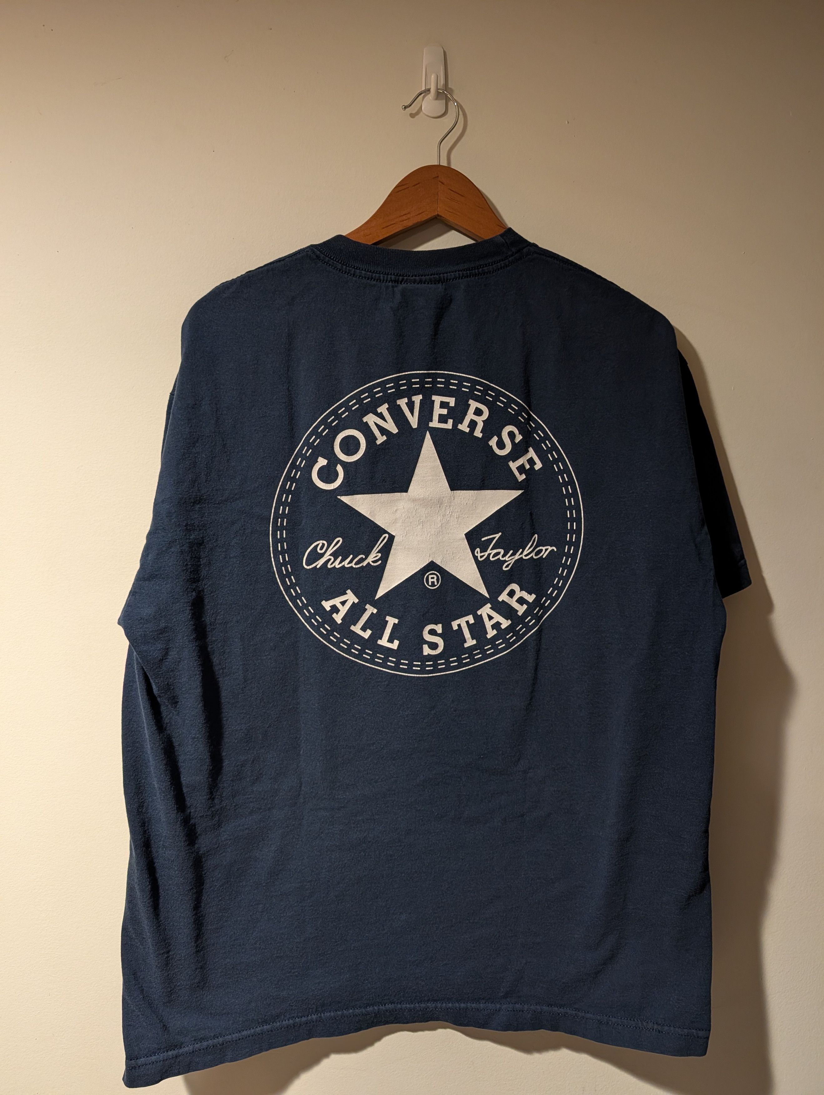 Converse Vintage 90s Converse All Star Chuck Taylor Logo USA T-Shirt Size US XL / EU 56 / 4 - 1 Thumbnail