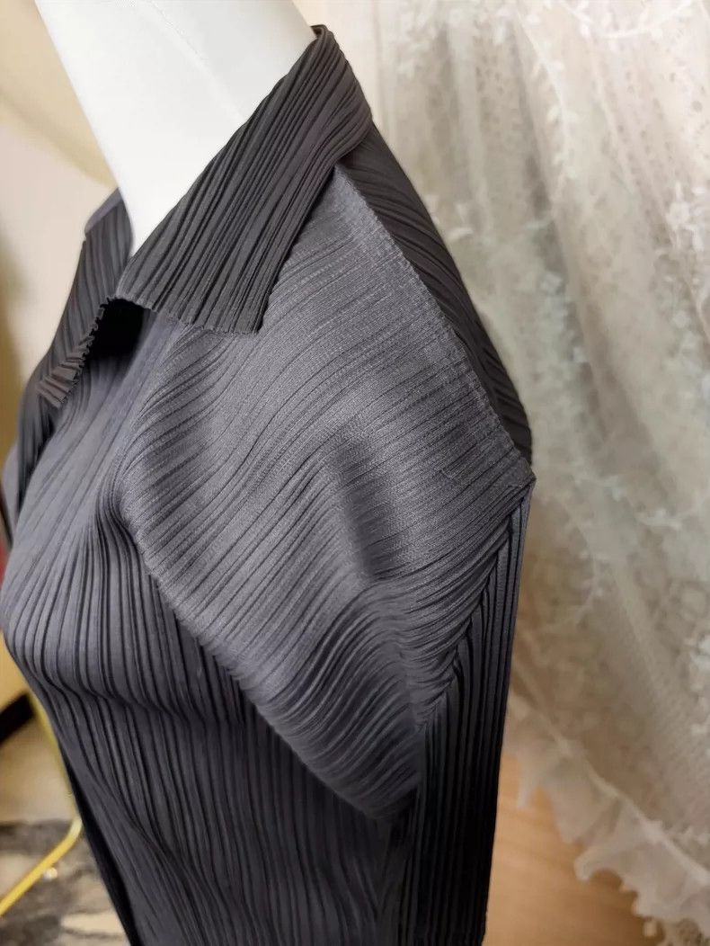 Issey Miyake issey miyake size:3 Grey pleated cardigan Size XXS / US 00 / IT 34 - 5 Thumbnail