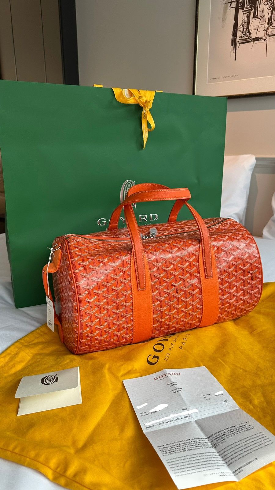 Goyard Barrel 40 Sports Bag | Grailed