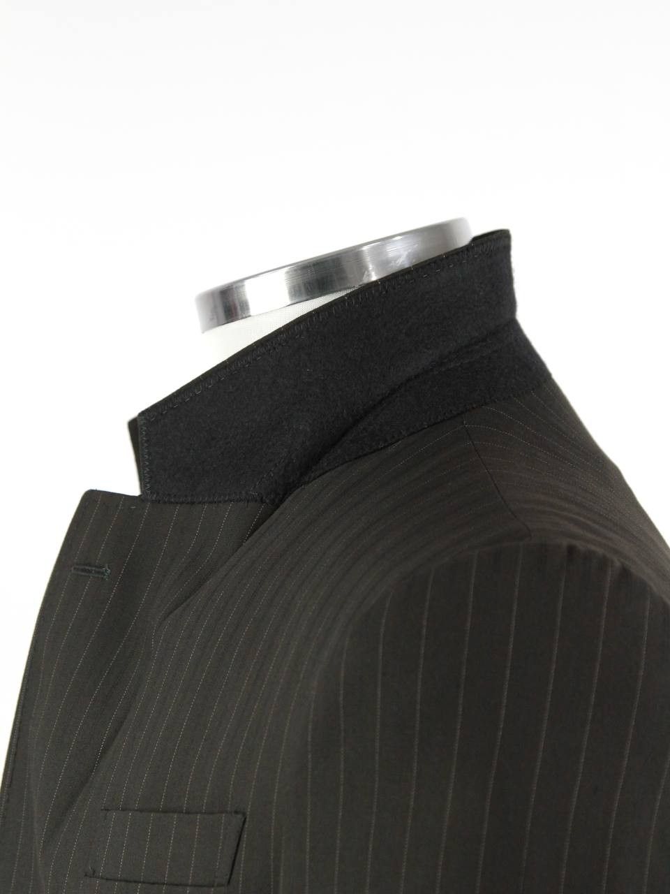 Emporio Armani EMPORIO ARMANI Striped wool and viscose jacket Size 46R - 5 Thumbnail