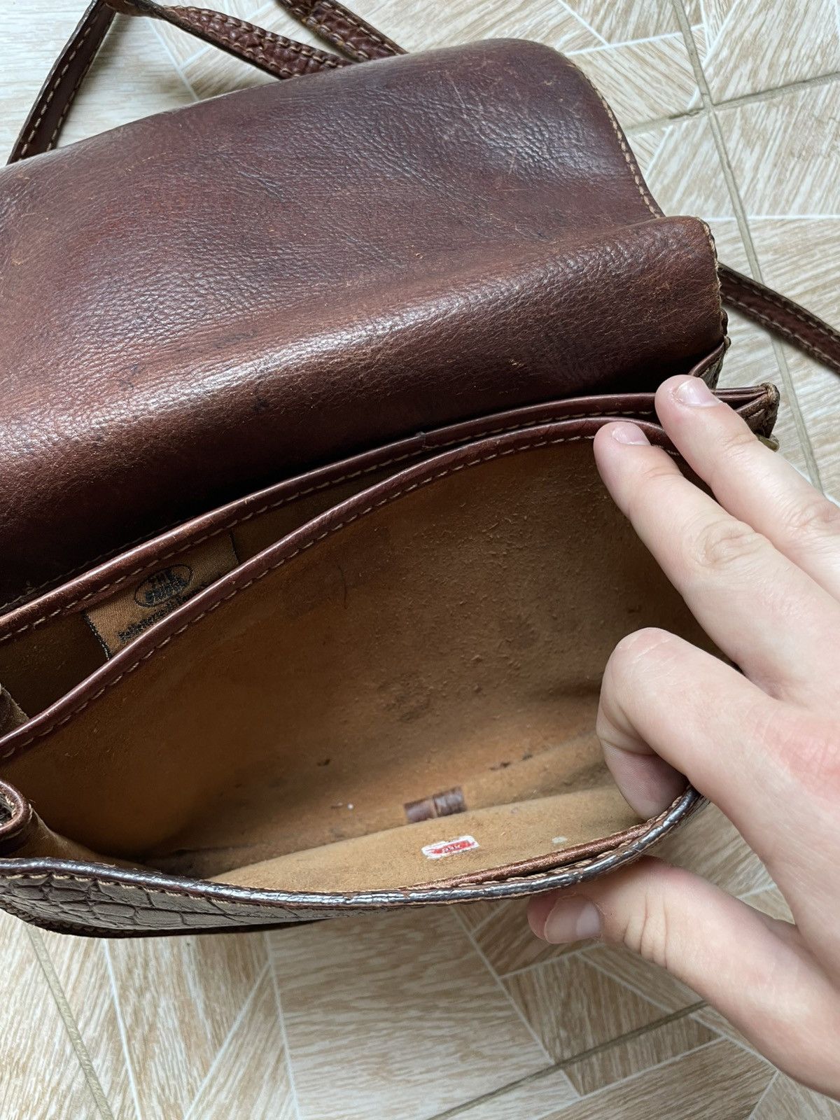 Vintage Archive Vintage Italy The Bridge Brown Leather Shoulder Bag Size ONE SIZE - 20 Thumbnail