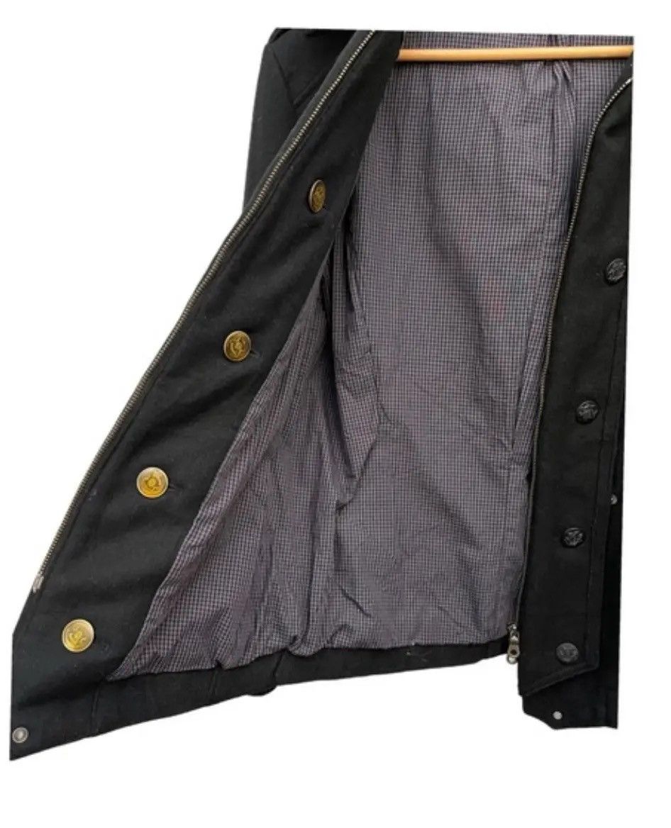 PPFM Medium PPFM Napoleon Black Wool Coat Fur Jacket Size US M / EU 48-50 / 2 - 4 Thumbnail