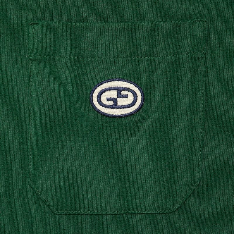 Gucci o1loc1c0226 737656 Cotton Polo Shirt With Interlocking G Size US XL / EU 56 / 4 - 4 Thumbnail