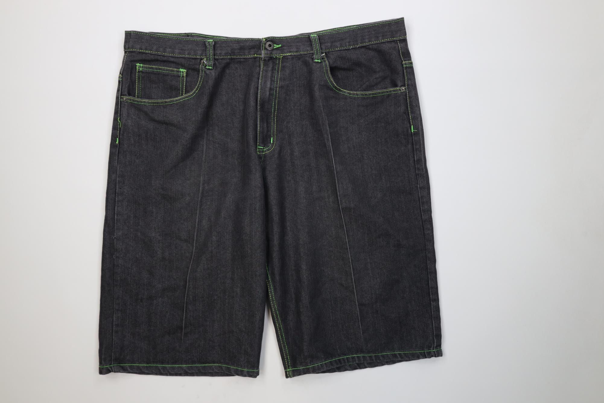 Vintage Vintage 90s Y2K Streetwear Trifecta Horse Denim Jean Shorts Size US 42 / EU 58 - 1 Thumbnail
