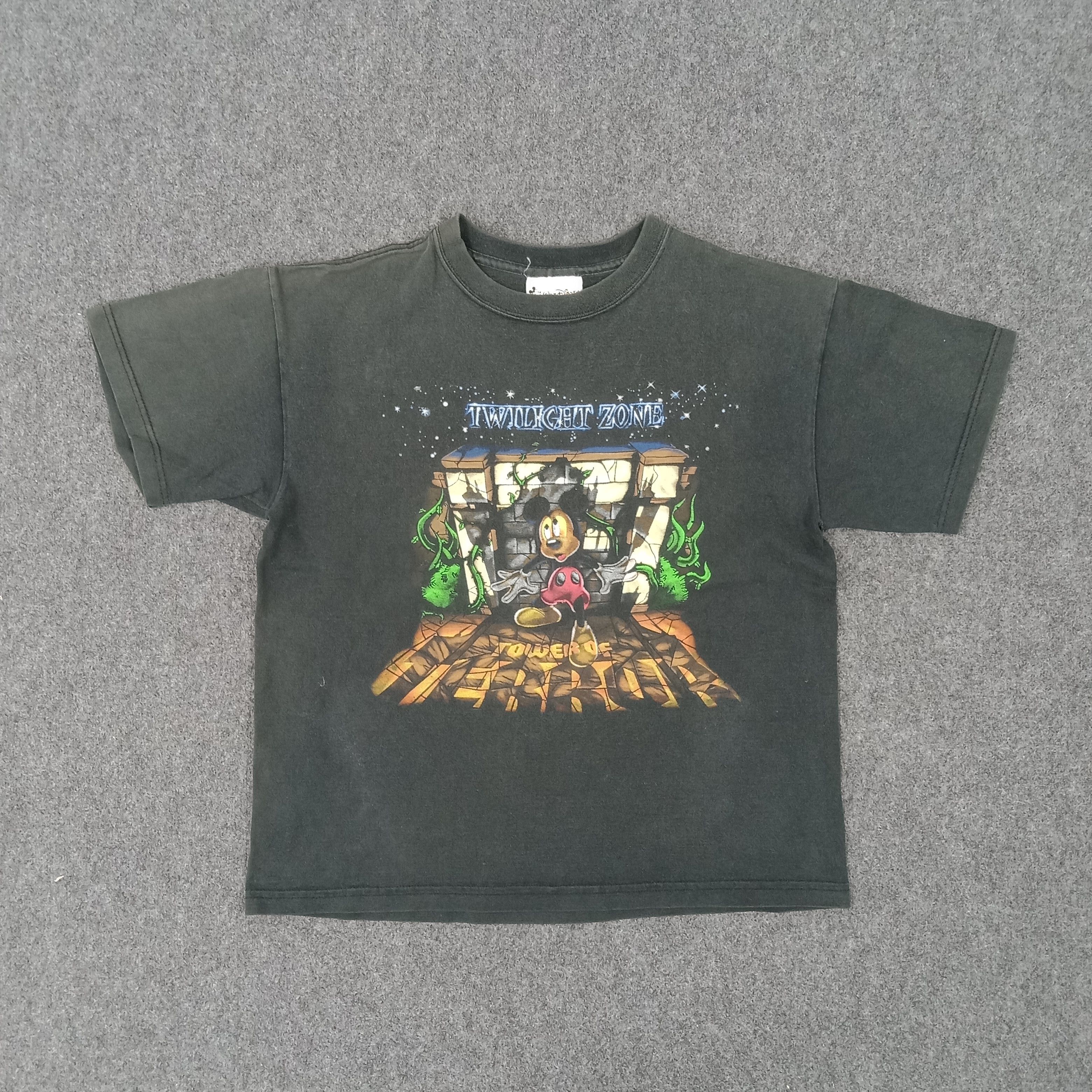 Disney × Mickey Mouse × Vintage Disney Tower of Terror Mickey Mouse Kids T-shirt Size US M / EU 48-50 / 2 - 1 Thumbnail