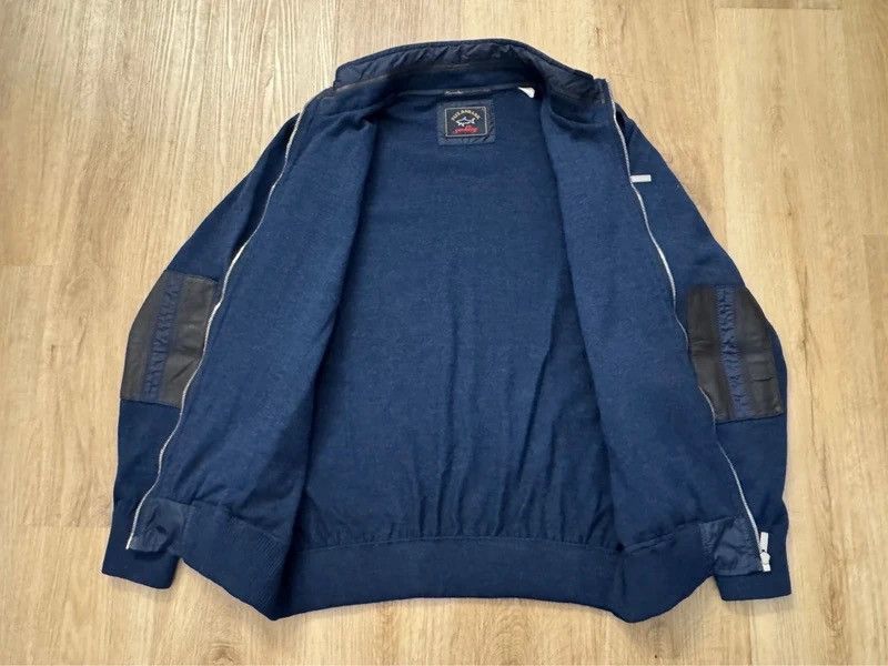 Paul & Shark Paul & Shark yachting Bomber Wool Leather Nylon Jacket L new Size US L / EU 52-54 / 3 - 3 Thumbnail