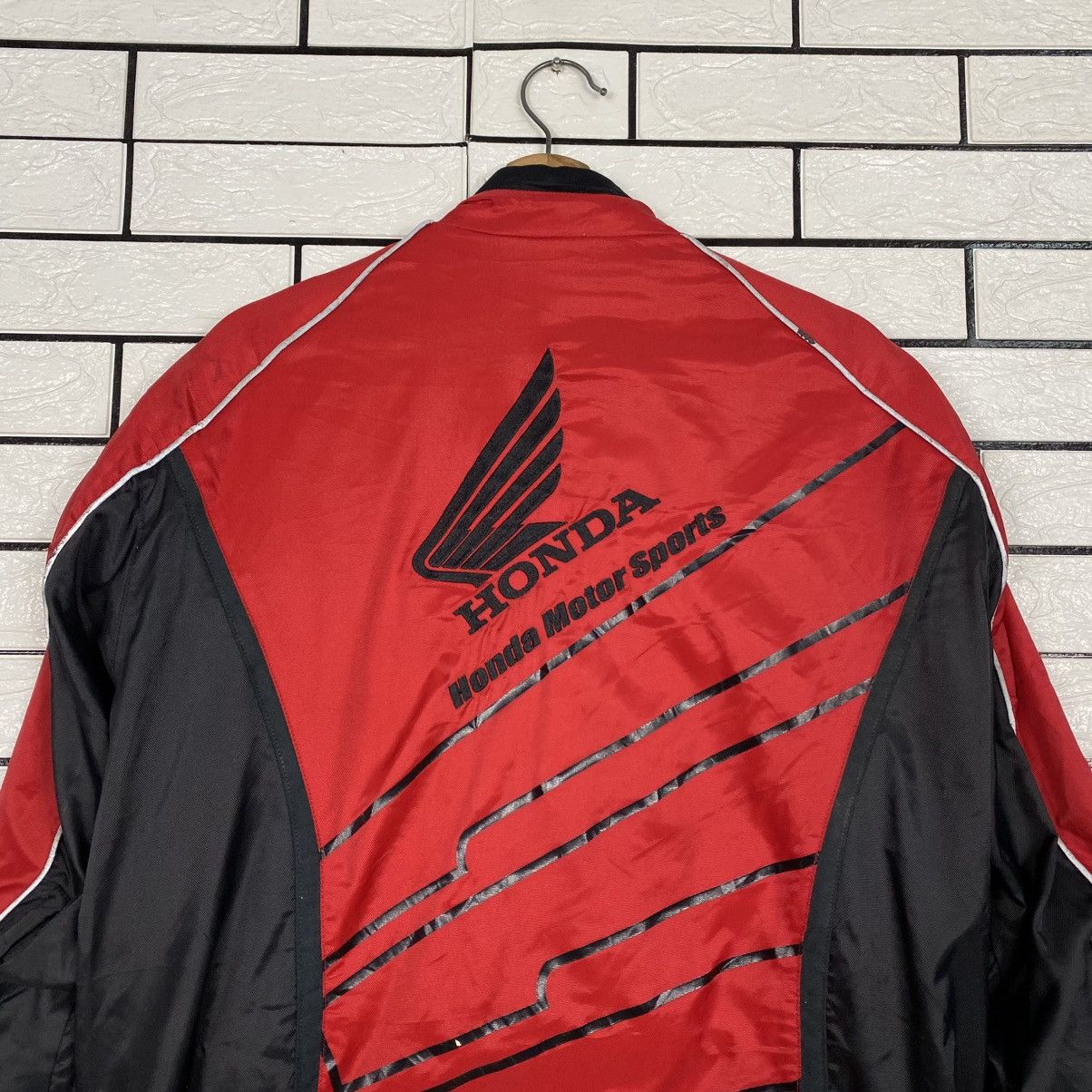 Japanese Brand Vintage Racing Jacket Biker Honda Big Ligo Size US L / EU 52-54 / 3 - 10 Thumbnail