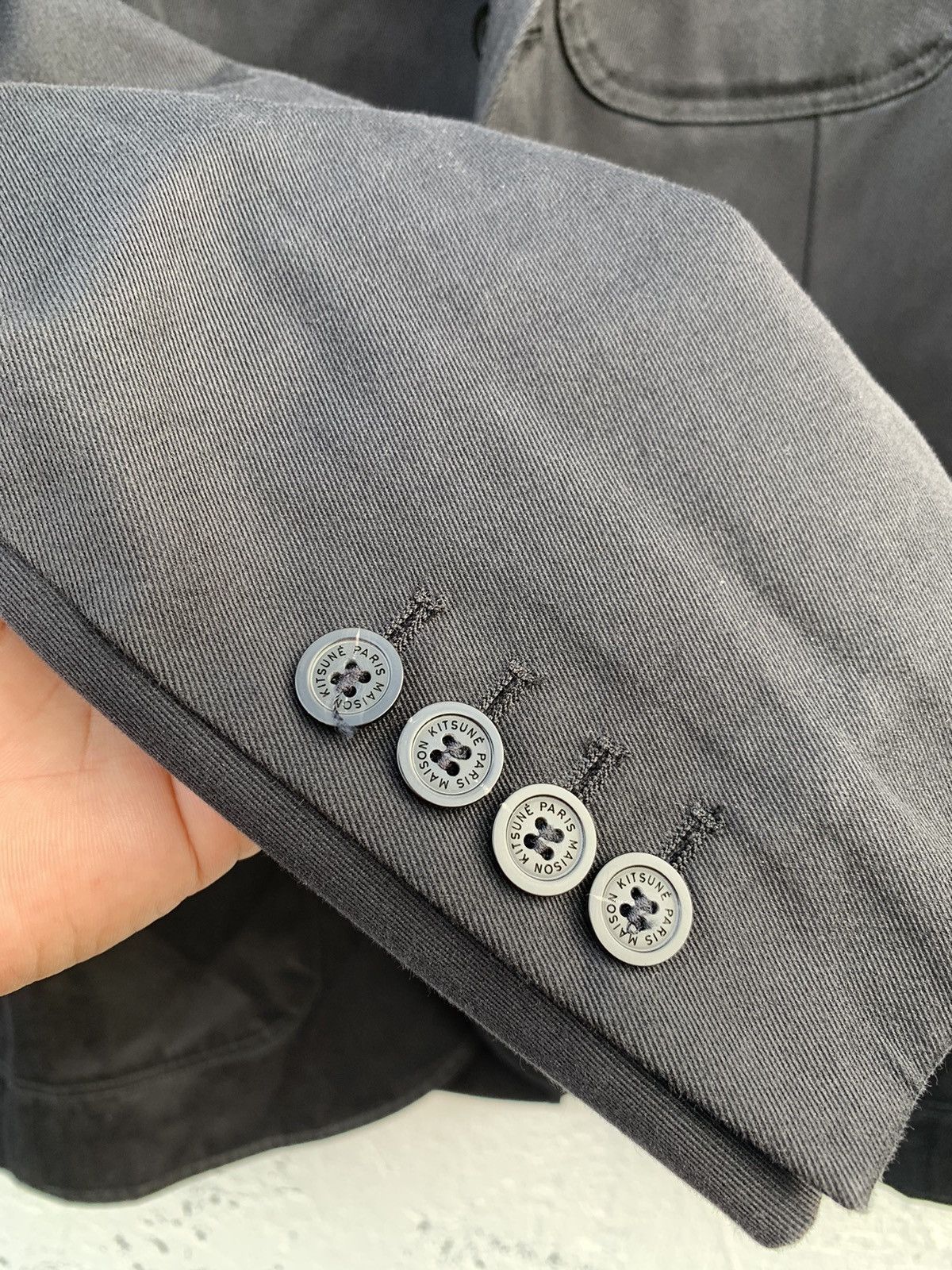 Maison Kitsune Telaxed Fit Twill Blazer Size 46R - 8 Thumbnail