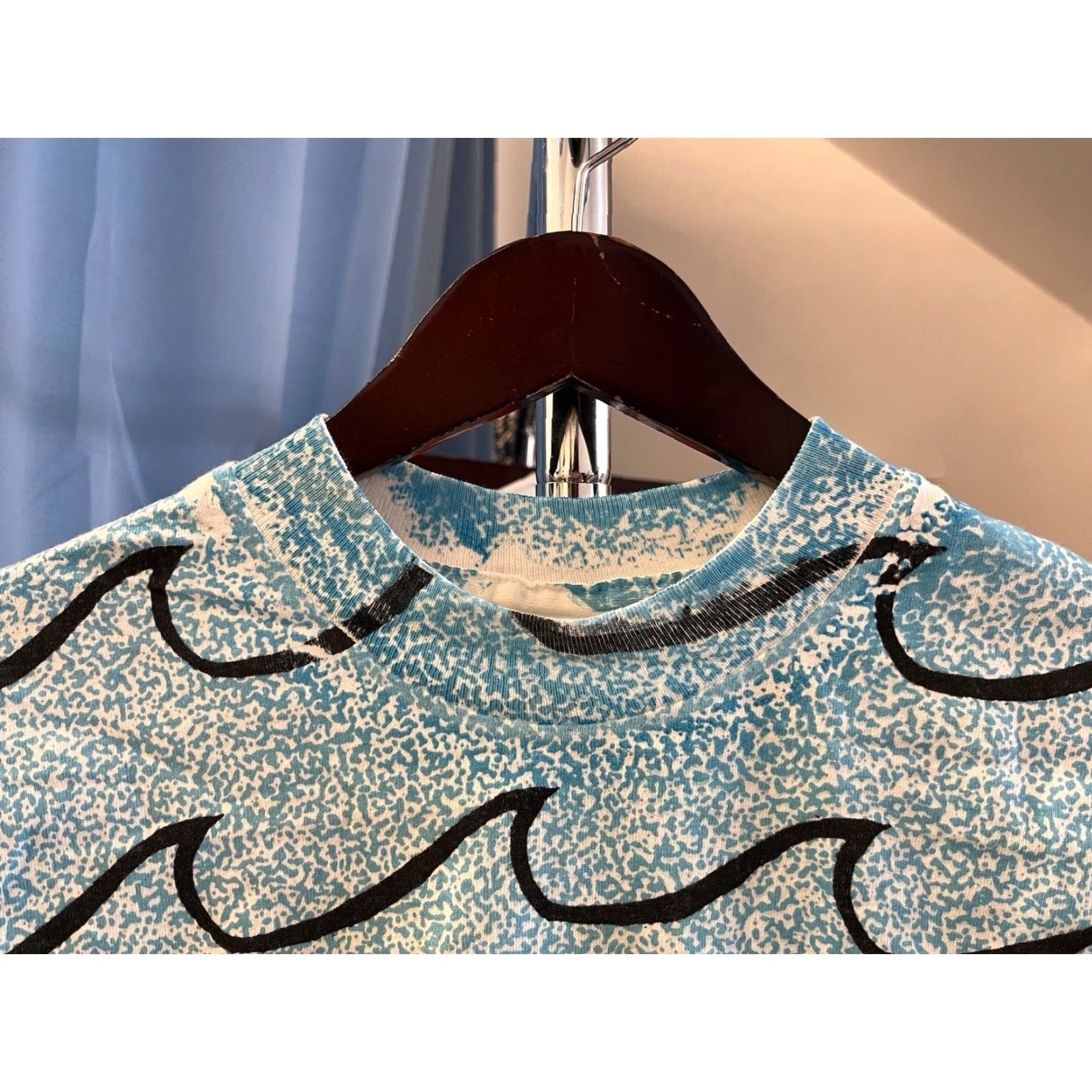 Fruit Of The Loom VINTAGE Fruit of the Loom T-shirt Mens M 1990s Blue Short Sleeve Crew Neck Graphic Print NWOT 90s Motorcycle Deadstock Size US M / EU 48-50 / 2 - 2 Thumbnail