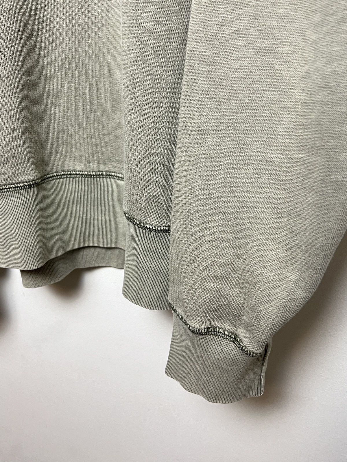 Acne Studios acne y2k washed green crewneck sweatshirt Size US M / EU 48-50 / 2 - 4 Thumbnail