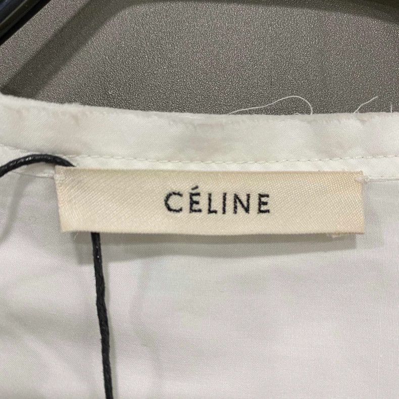 Celine Long White Shirt from Celine Size S / US 4 / IT 40 - 4 Thumbnail