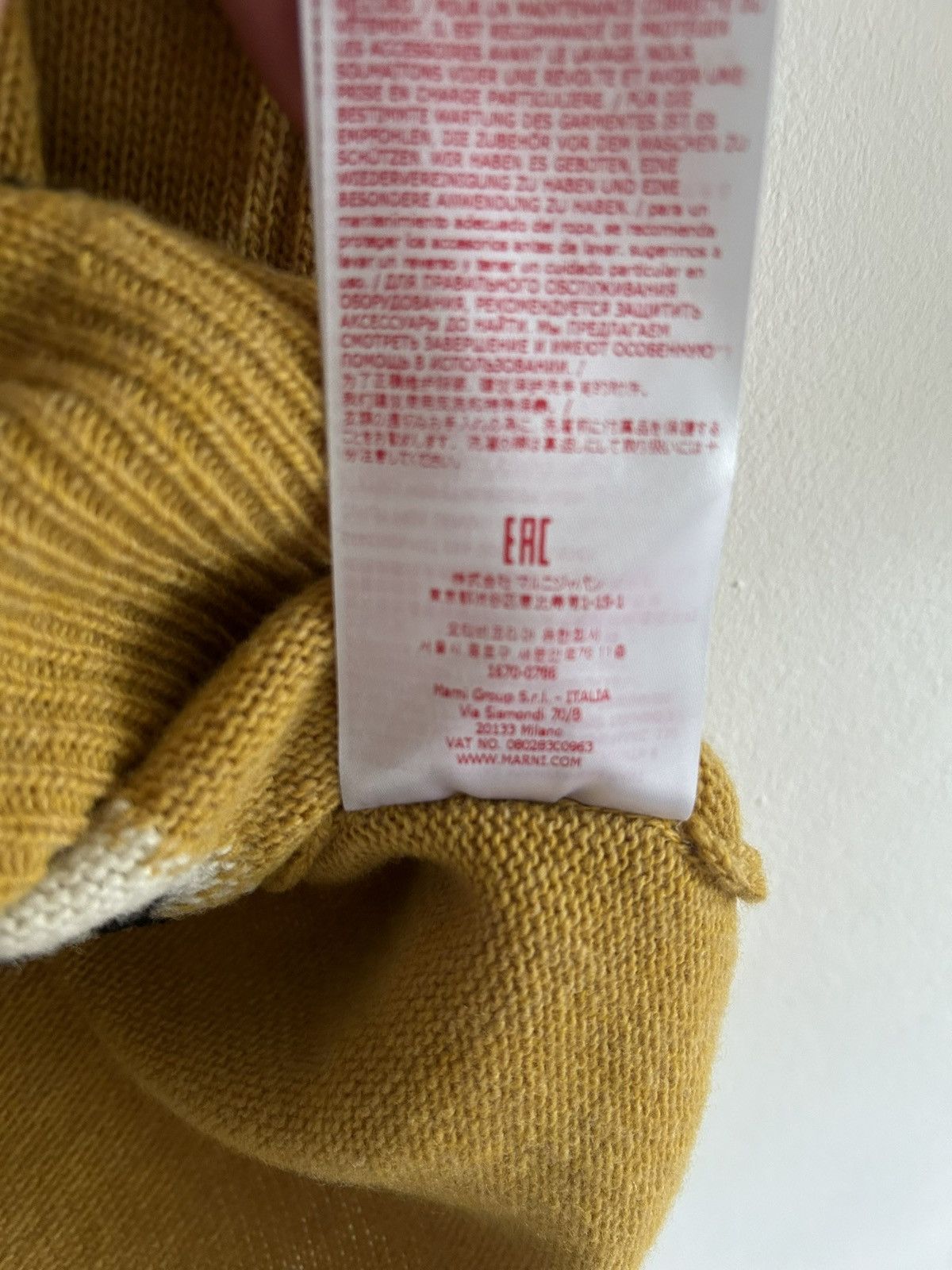 Marni Marni Yellow/White Vest Size US M / EU 48-50 / 2 - 5 Thumbnail