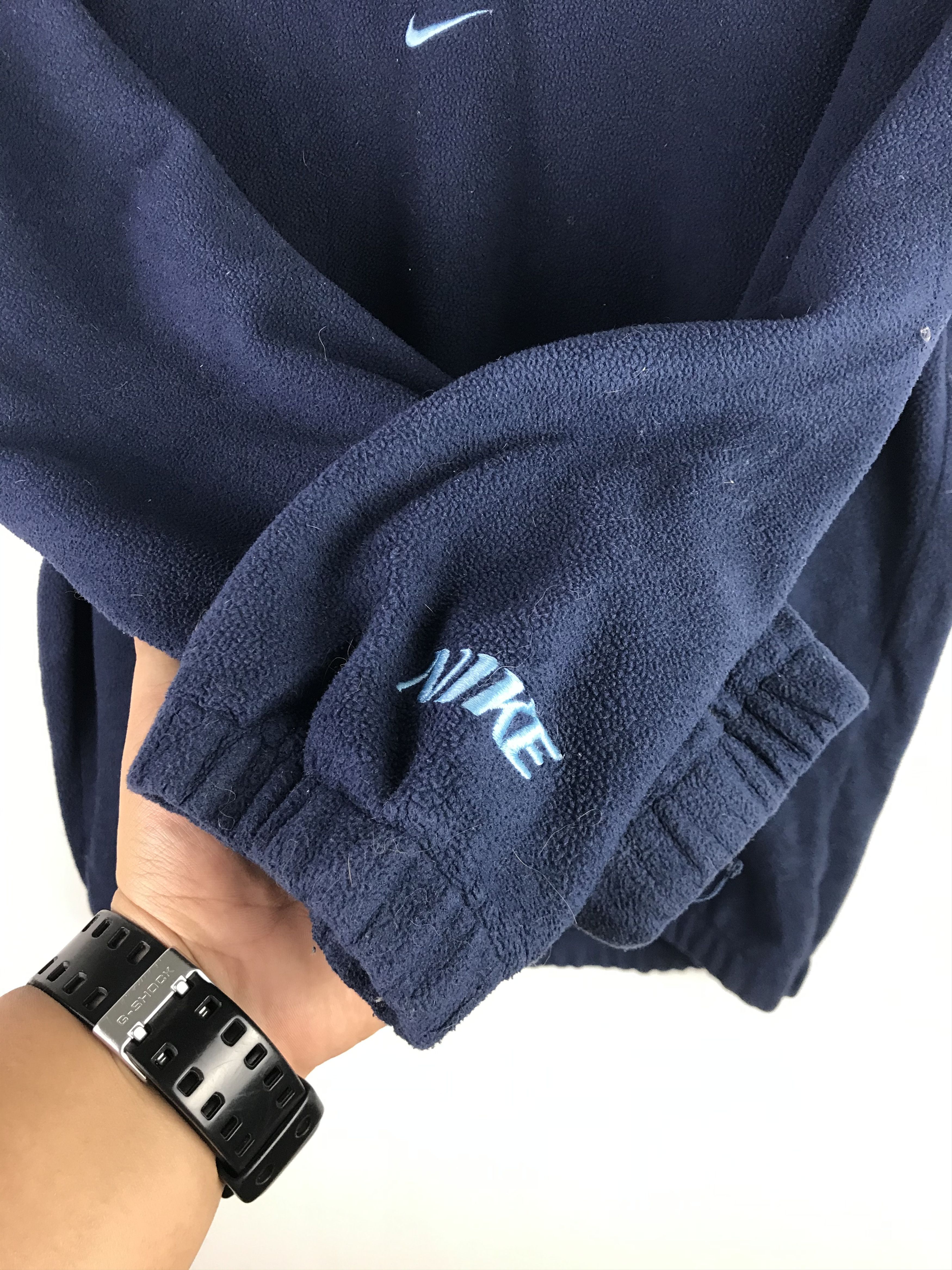Nike × Nike ACG × Vintage Vintage Y2K Nike Centre Half Zipper Fleece Jacket Size US L / EU 52-54 / 3 - 5 Thumbnail