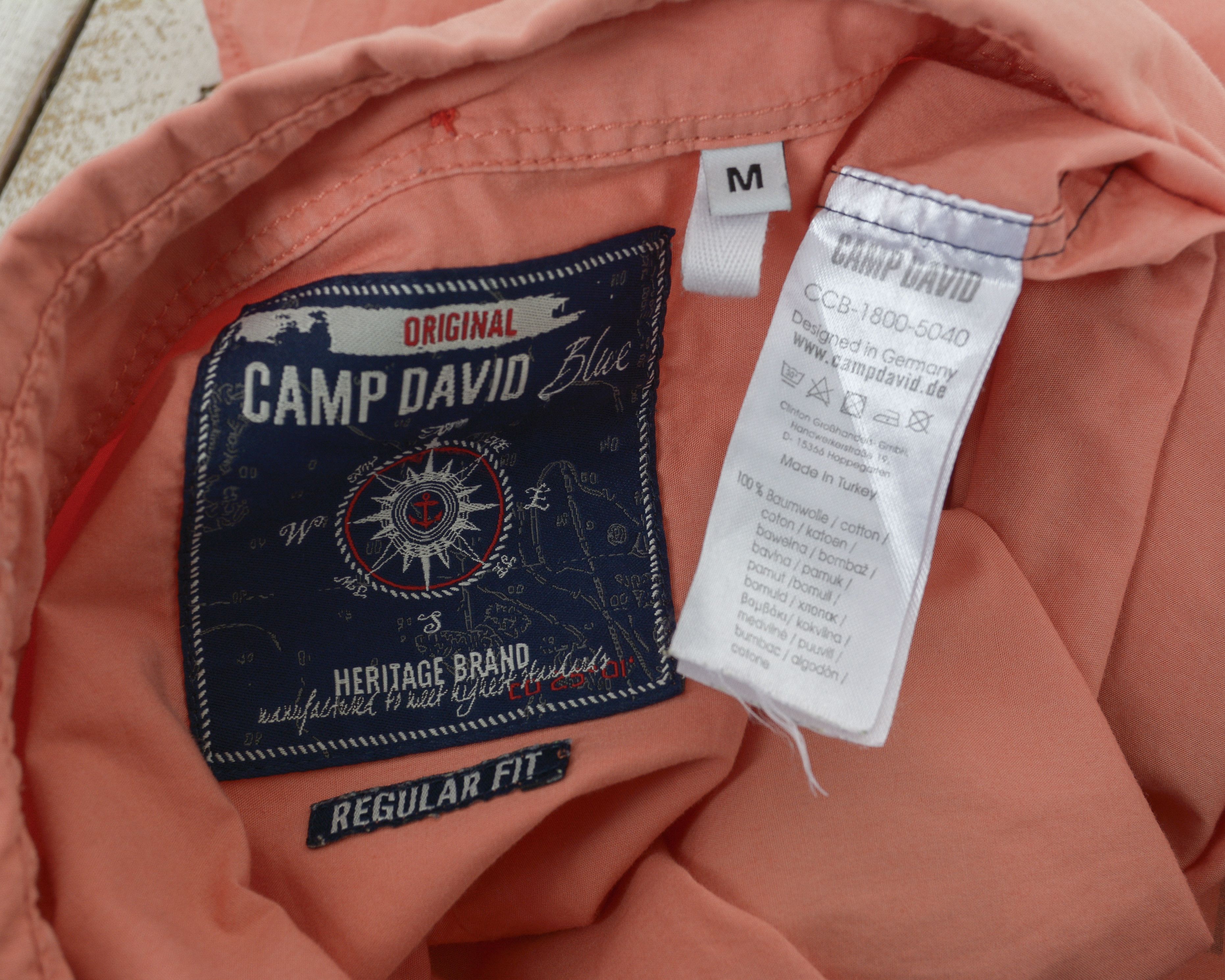Camp David Short Sleeve Shirt Button Embroidery Casual Regular Fit Top Size US M / EU 48-50 / 2 - 8 Thumbnail
