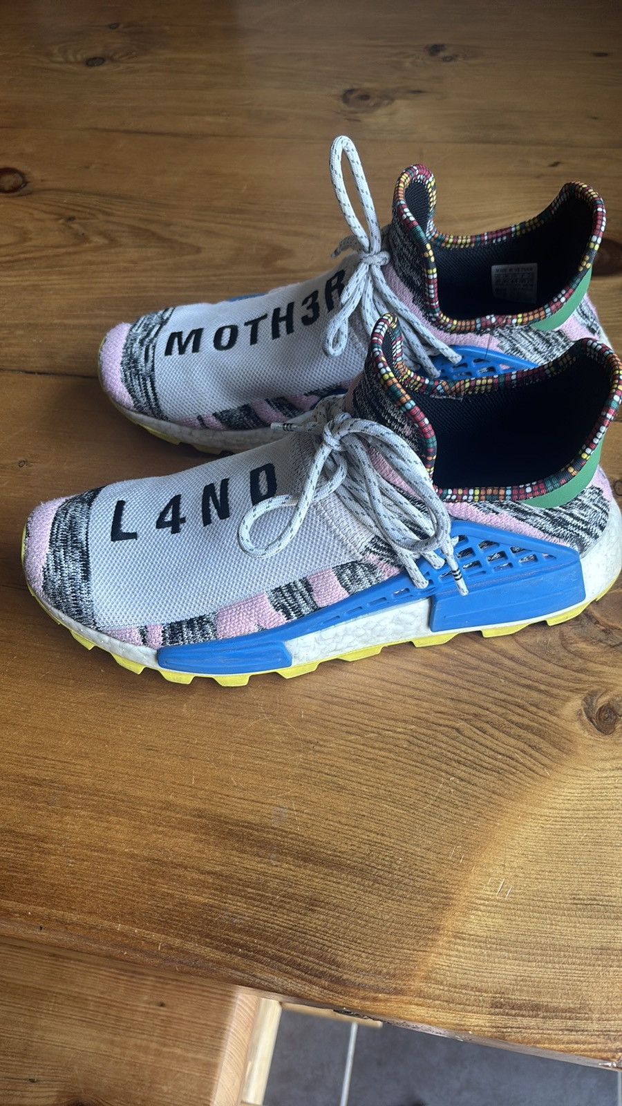 Adidas × Pharrell Adidas Pharrell Williams Solar Hu NMD MOTH3R L4ND Size 10 Size US 10 / EU 43 - 9 Thumbnail