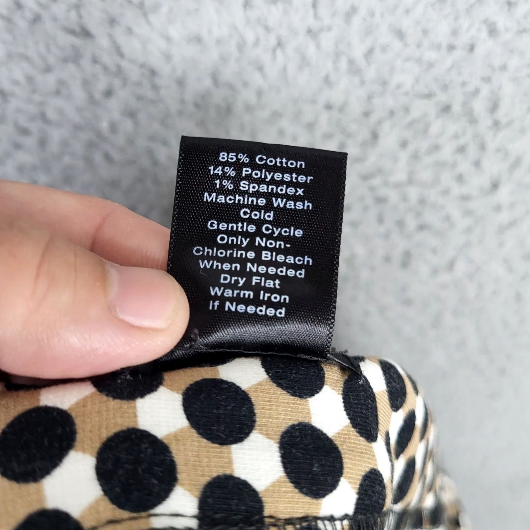 Ann Taylor Ann Taylor Womens black polka dot mini pencil skirt Size 12 - Excellent Condition Size 34" / US 12 / IT 48 - 4 Thumbnail