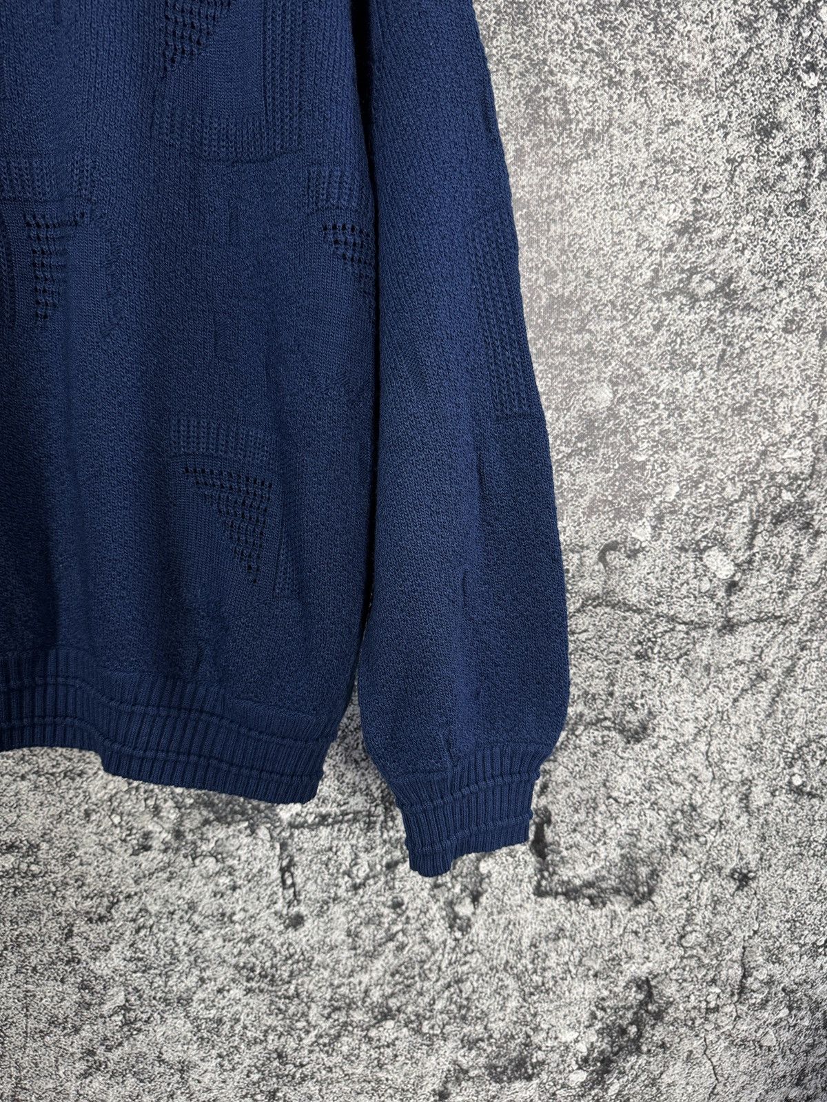 Carlo Colucci Carlo Colucci Vintage V-Neck Wool Sweater Jumper Size 56 Size US XL / EU 56 / 4 - 14 Thumbnail