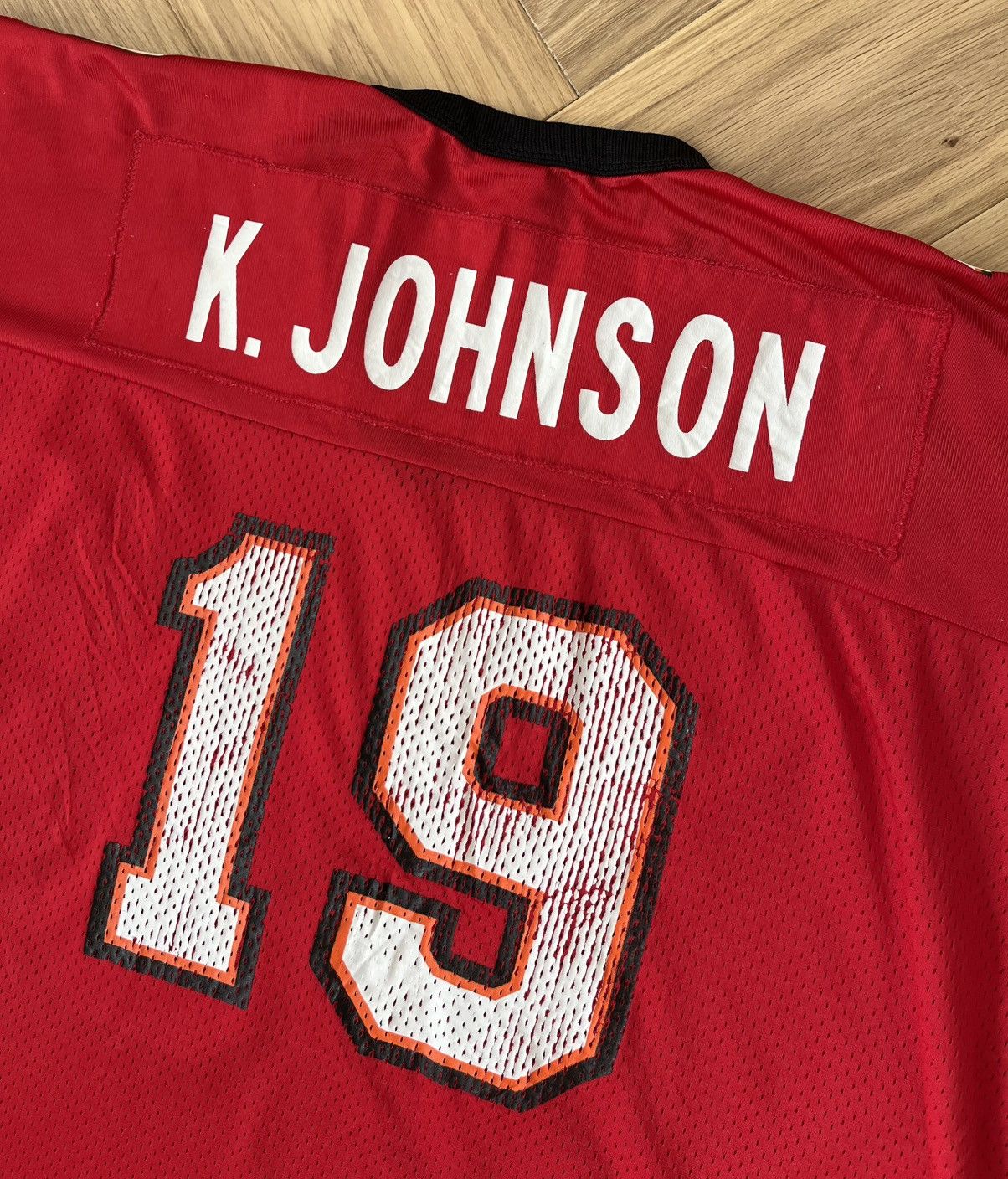 Champion Keyshawn Johnson Tampa Bay Buccaneers Champion Jersey Size US XL / EU 56 / 4 - 9 Thumbnail