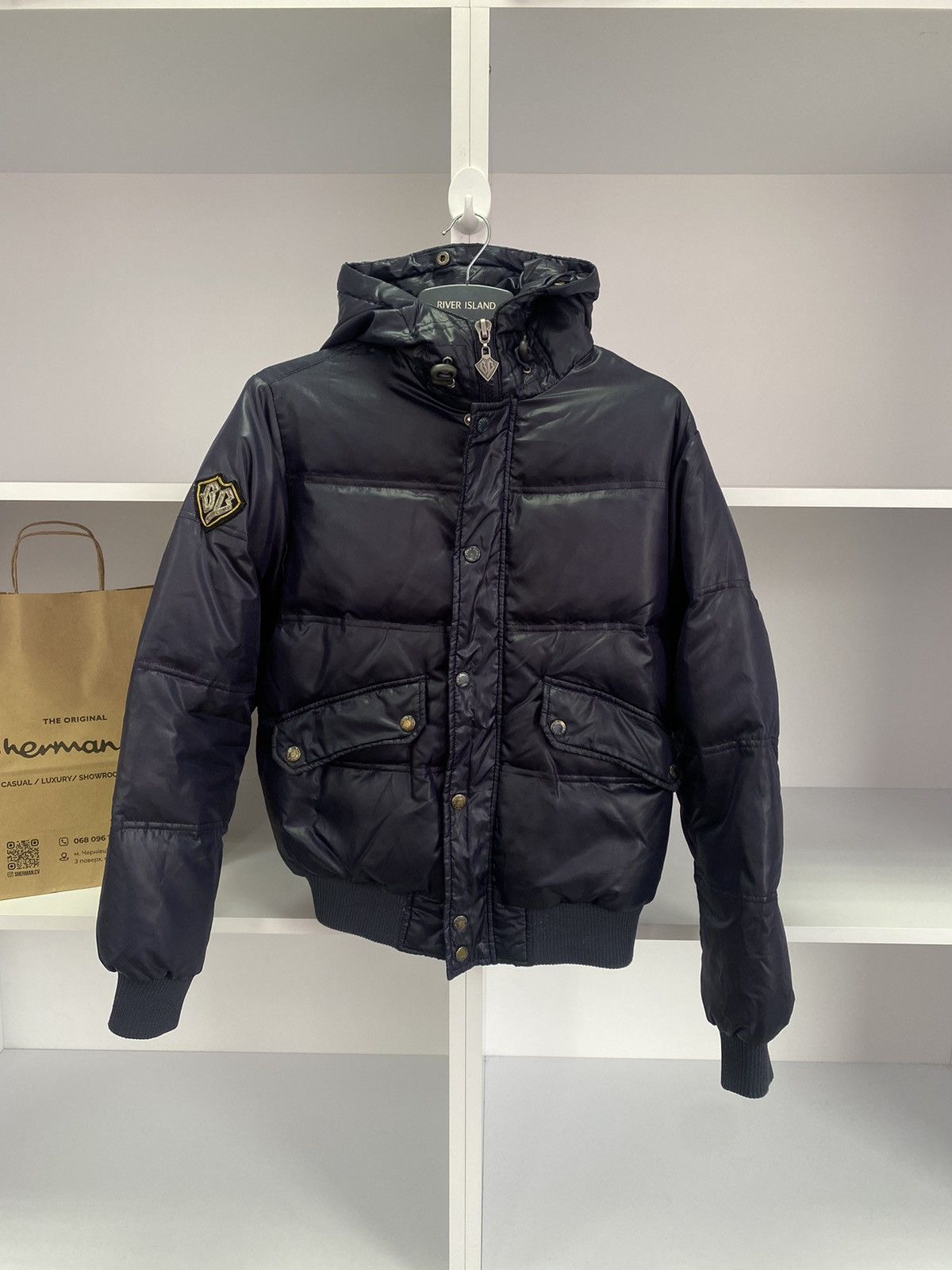 Designer × Vintage Vintage Bomb Boogie Puffer Jacket Casual Vintage Jacket Size L / US 10 / IT 46 - 1 Thumbnail