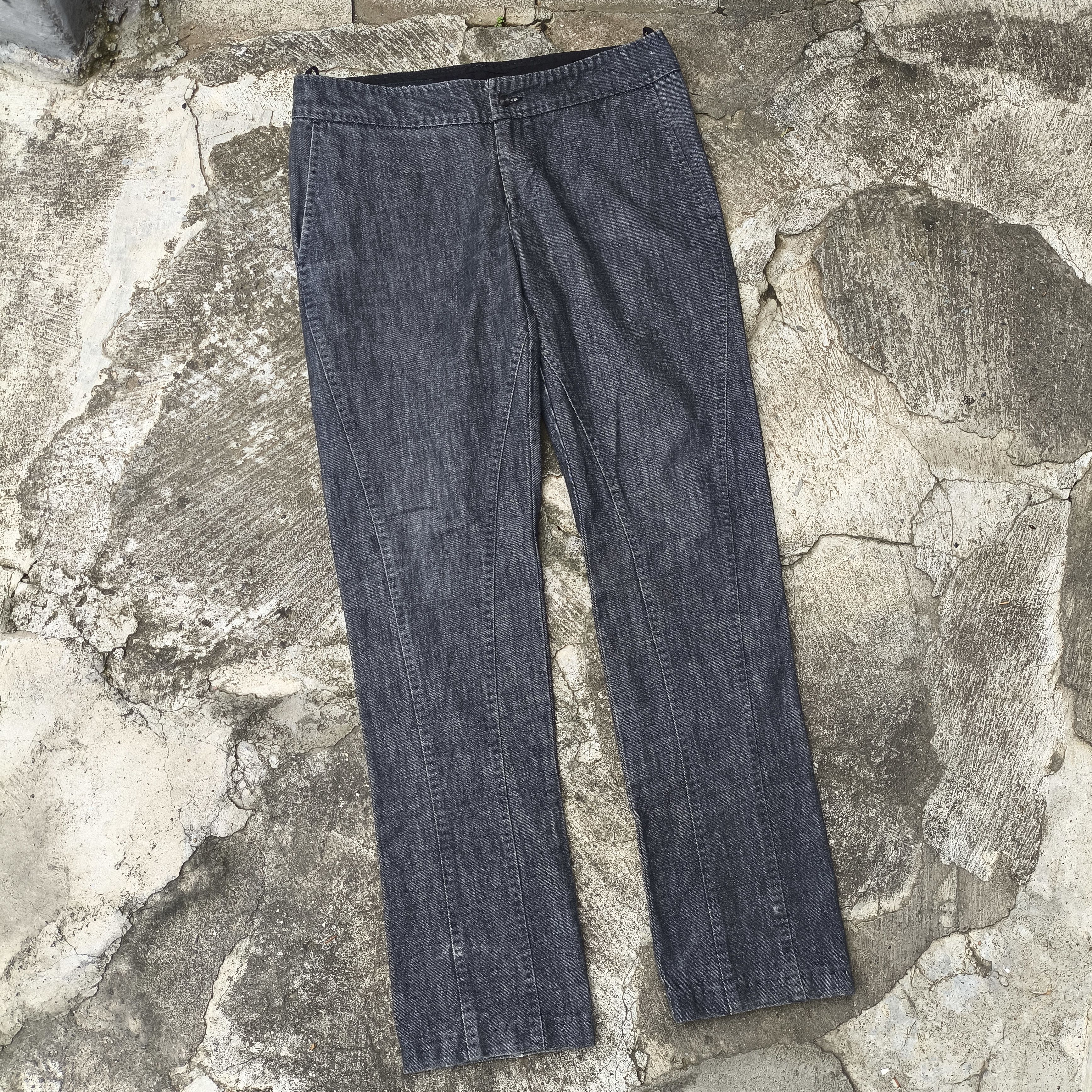 Gucci Gucci denim jeans pants bottom solid gray Size US 31 - 1 Thumbnail