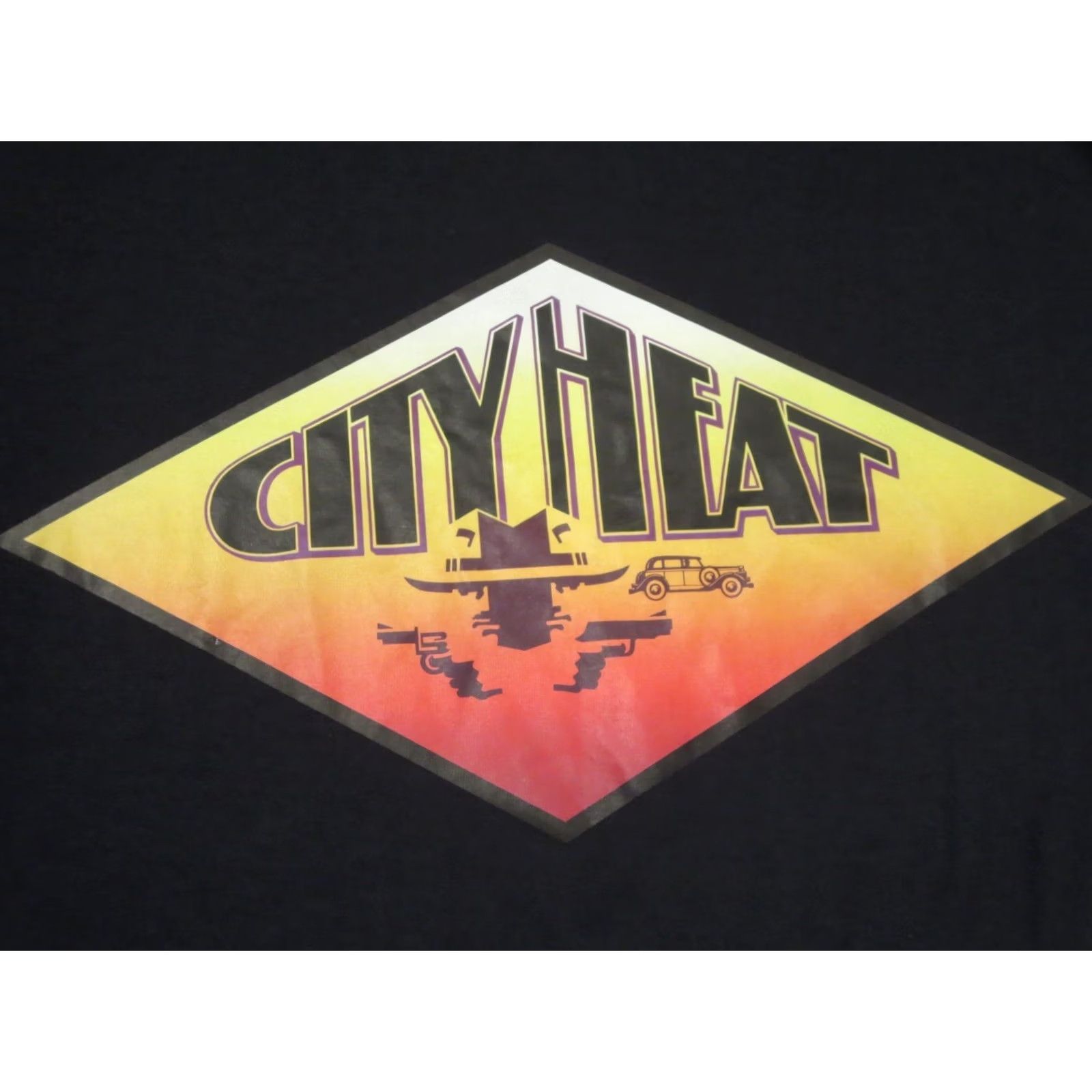 Hanes vintage CITY HEAT T-Shirt Hanes Large XL black 80s 90s - Mens - Thin - Cotton/Polyester Size US L / EU 52-54 / 3 - 3 Thumbnail