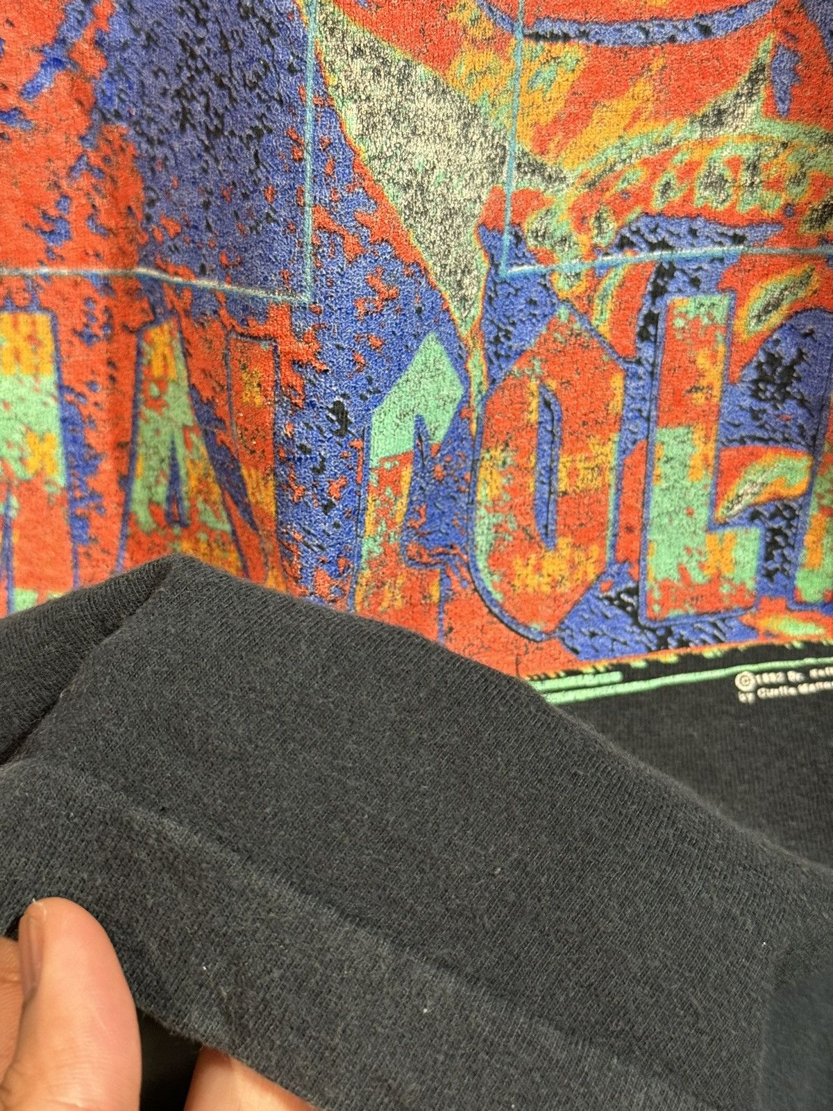 Vintage Vintage 90s Malcolm X Made in Usa Black Tee Size US M / EU 48-50 / 2 - 7 Thumbnail
