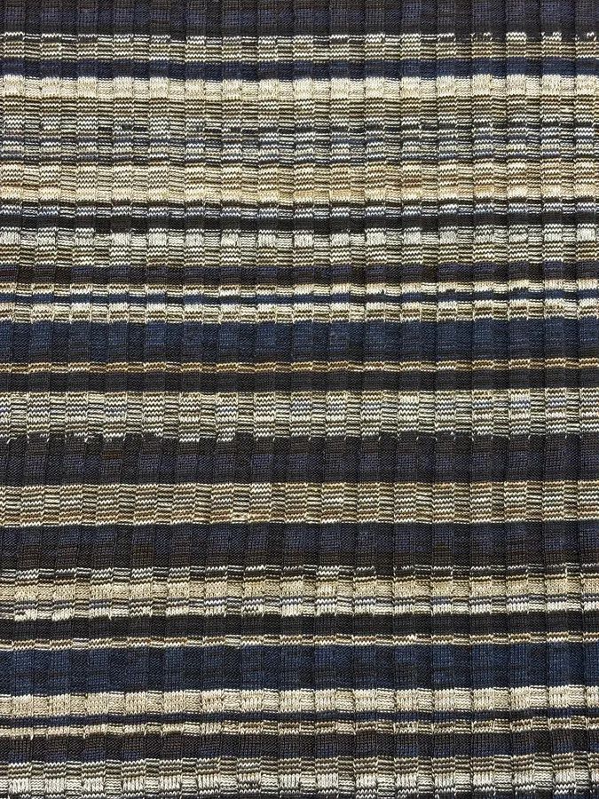 Designer × Dolce & Gabbana × Vintage 2000s Dolce & Gabbana Grey Wool Striped Dress Size S / US 4 / IT 40 - 6 Thumbnail