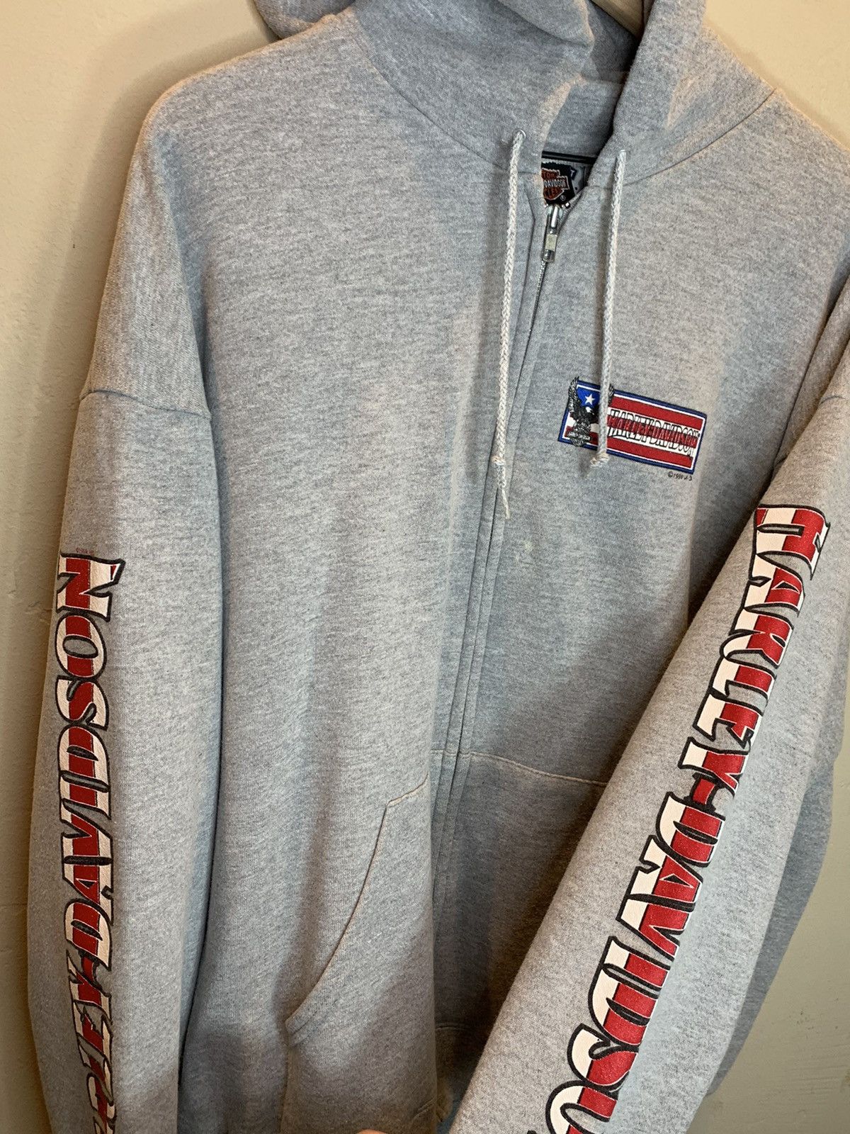 Harley Davidson *RARE* Vintage 90’s Harley Davidson San Francisco Zip Hoodie Size US XXL / EU 58 / 5 - 3 Thumbnail