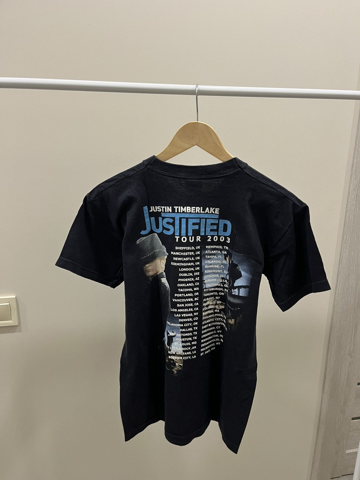 Band Tees Vintage Justin Timberlake 🕺 2003 Justified Promo Shirt Tees Size US S / EU 44-46 / 1 - 3 Thumbnail