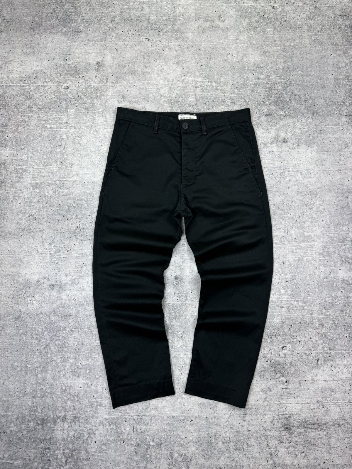 Saint Laurent Paris Vintage Saint Laurent Paris Classic Cropped Pants Trousers Size US 30 / EU 46 - 1 Thumbnail
