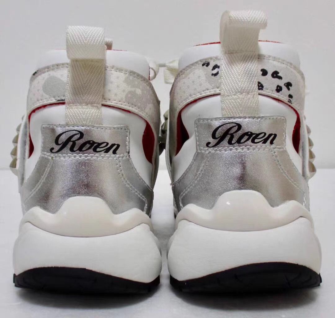 Roen roen Limited Edition Leopard Print White Sneakers K11 Size US 8 / EU 41 - 3 Thumbnail