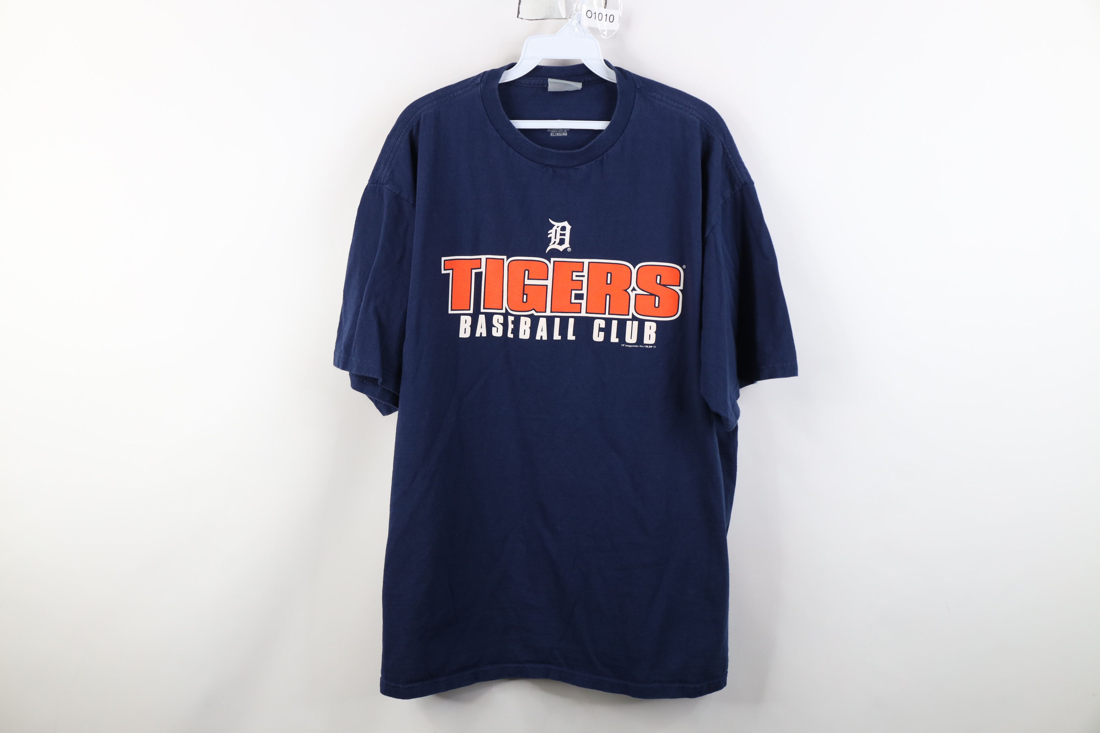 Vintage Vintage Y2K Tigers Baseball Short Sleeve T-Shirt Blue Size US XL / EU 56 / 4 - 1 Thumbnail