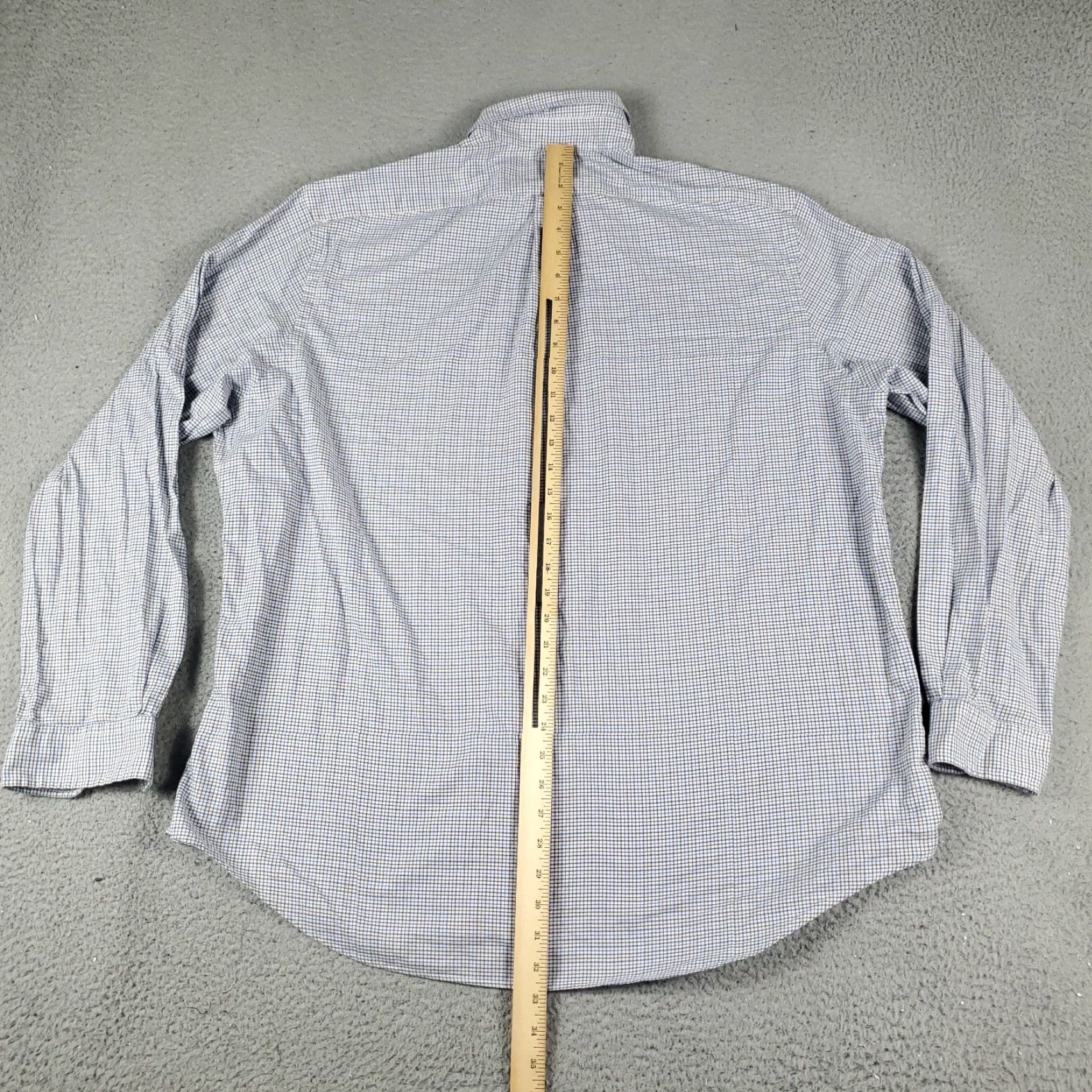 Ralph Lauren Ralph Lauren Shirt Mens 2XL Blue Check Button-Up Long Sleeve Casual Cotton Mens Size US XXL / EU 58 / 5 - 4 Thumbnail