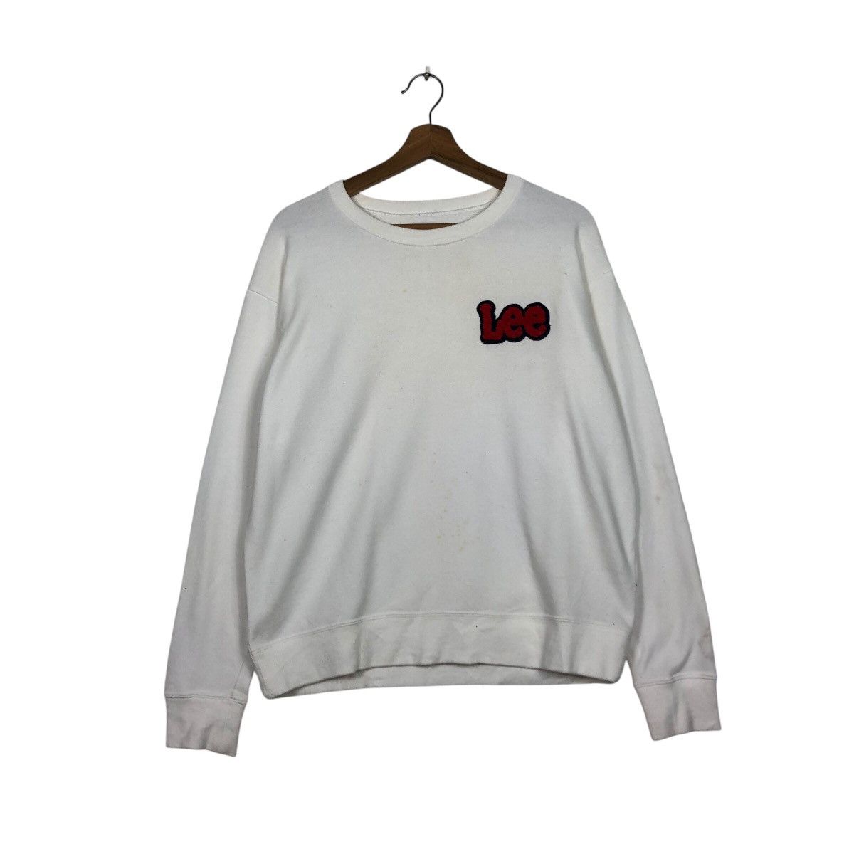 Japanese Brand 📌Vintage Sweatshirt Crewneck Lee Union Made Big Logo Size US L / EU 52-54 / 3 - 2 Thumbnail