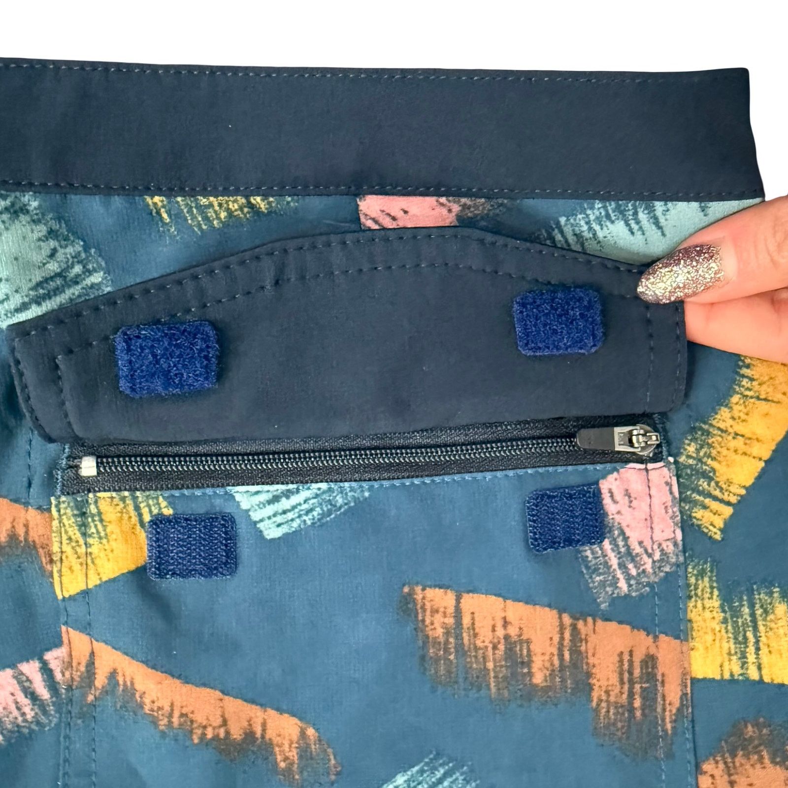 Outerknown Outerknown Blue Orange Brush Strokes Swim Shorts Trunks 34 Size US 34 / EU 50 - 11 Thumbnail