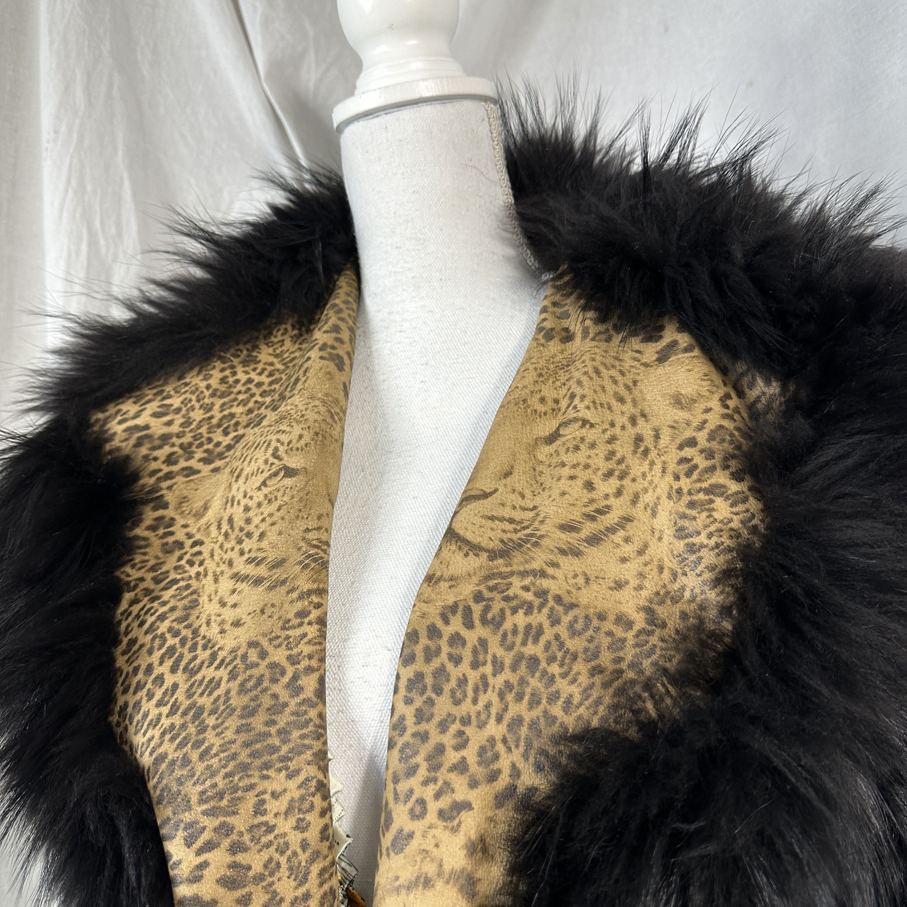 Vintage Vintage Avant Garde Opium Grunge Cheetah 90s Fur Size M / US 6-8 / IT 42-44 - 8 Thumbnail