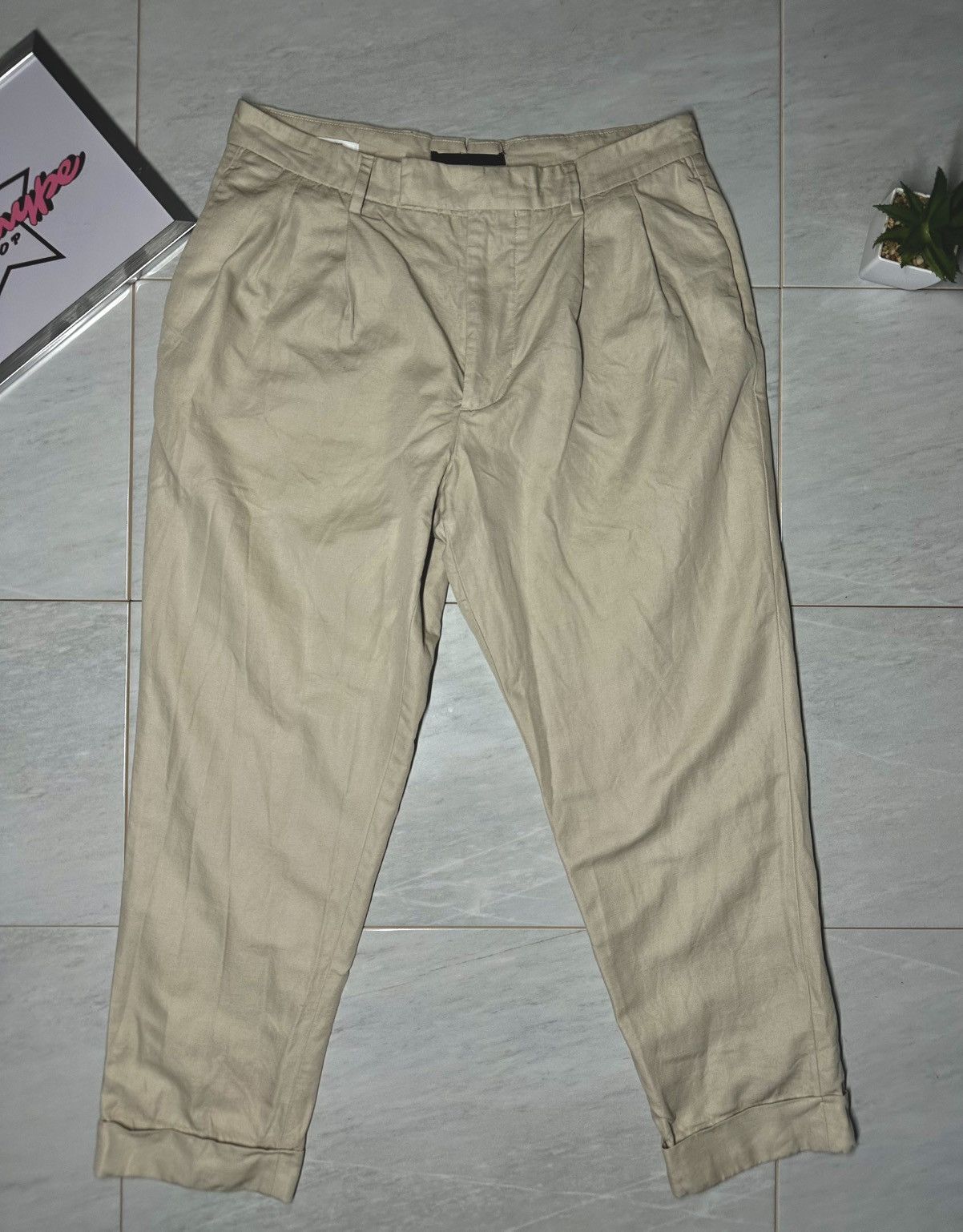 Massimo Dutti MASSIMO DUTTI Linen Leisure Fit Trouser Size US 38 / EU 54 - 1 Thumbnail