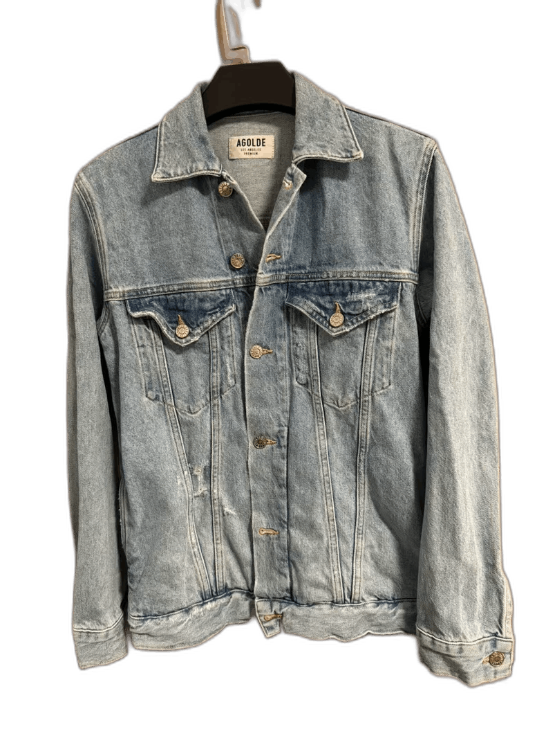 Agolde AGOLDE light blue denim jacket Size US XS / EU 42 / 0 - 1 Thumbnail