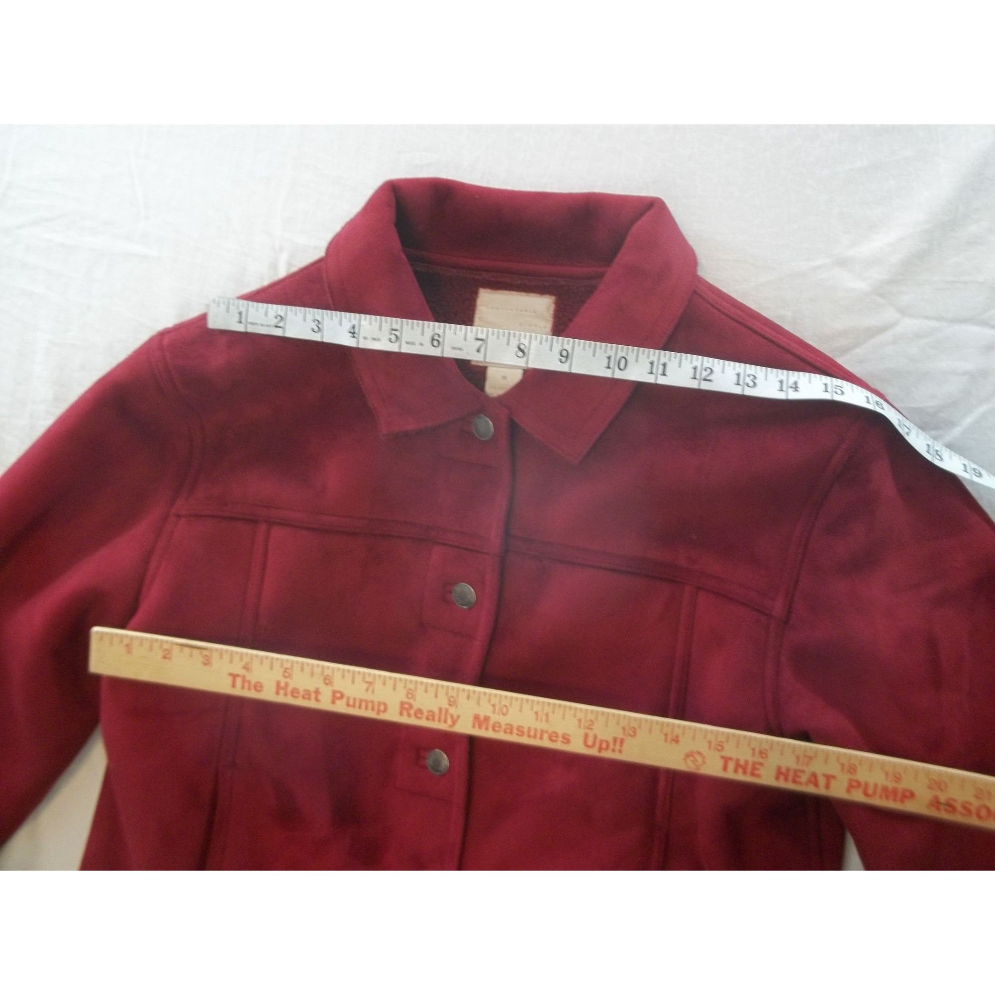 J. Jill J. Jill Peacoat Women Sz M Burgandy 5 Button Everyday Unique Size M / US 6-8 / IT 42-44 - 6 Thumbnail