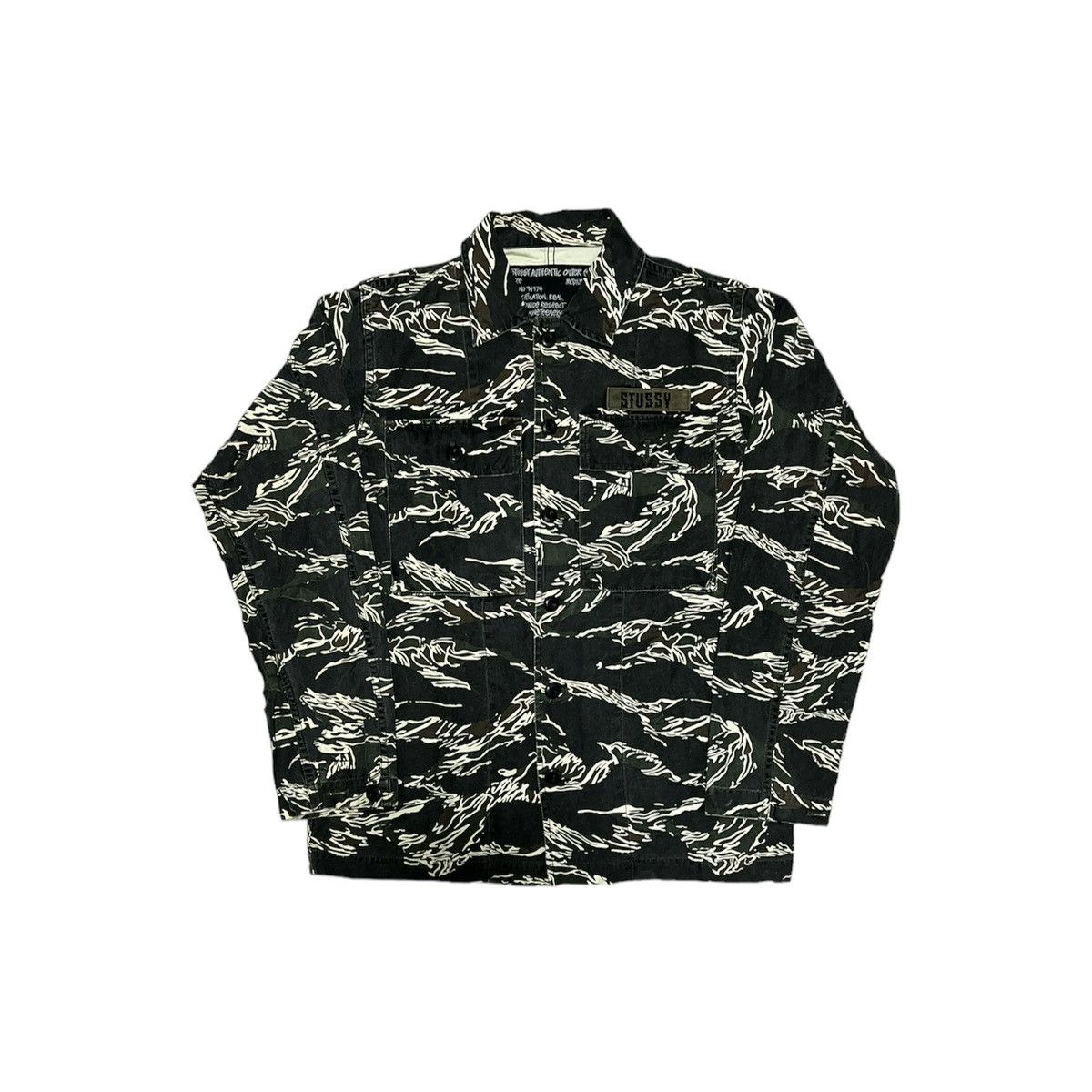 image of Stussy Outer Gear Tiger Camo Workwear Jacket, Men's (Size Medium)