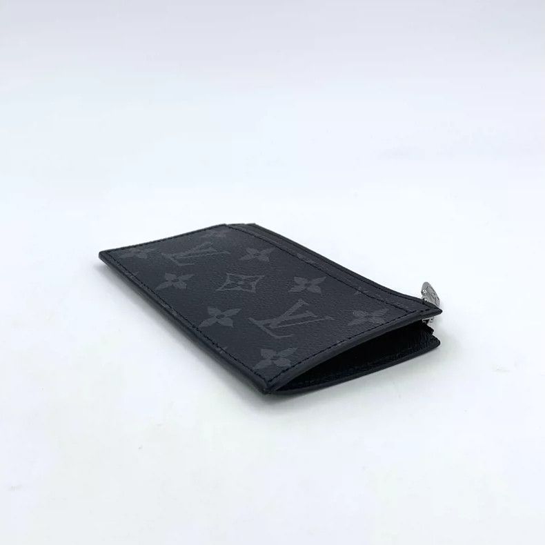 Louis Vuitton Louis Vuitton Black and grey logo presbyopic leather walle Size ONE SIZE - 3 Thumbnail