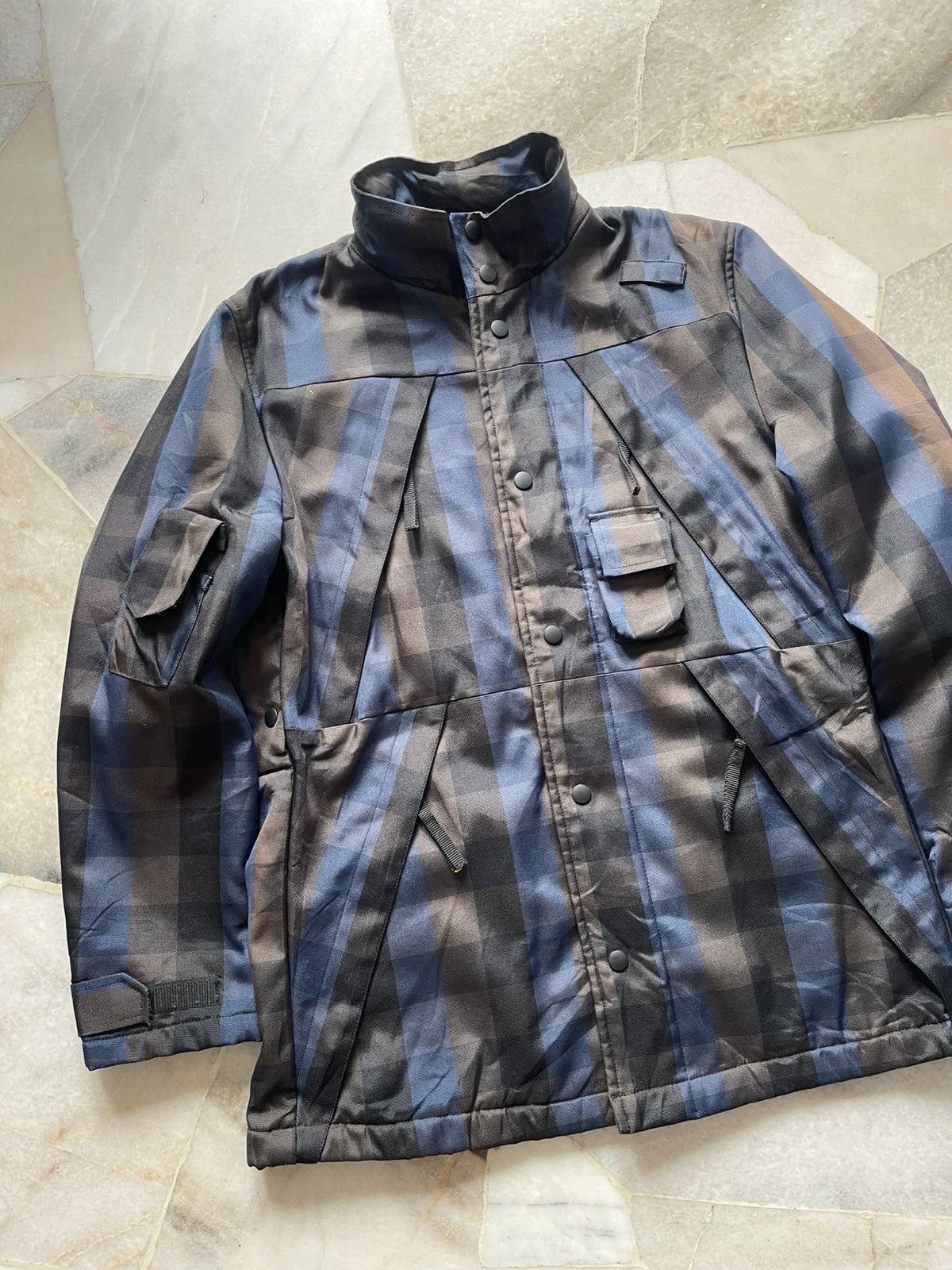 ABAHOUSE 2000s Abahouse Multipocket Plaid Jacket b3 Size US L / EU 52-54 / 3 - 8 Thumbnail